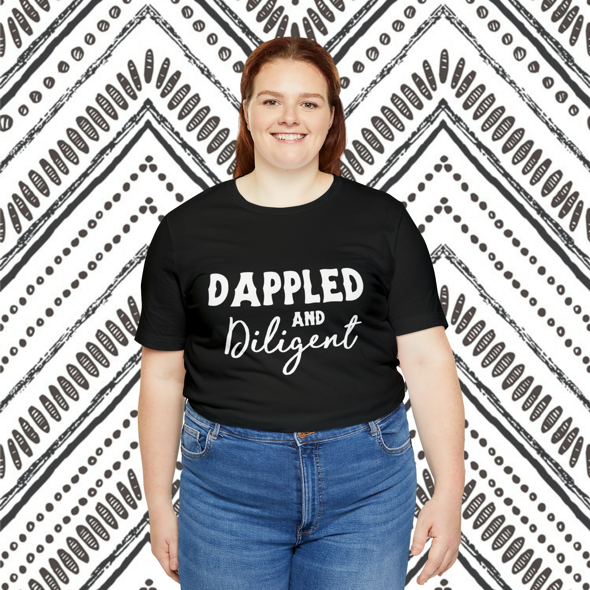 Dappled & Diligent Short Sleeve Tee Horse Color Shirt Printify