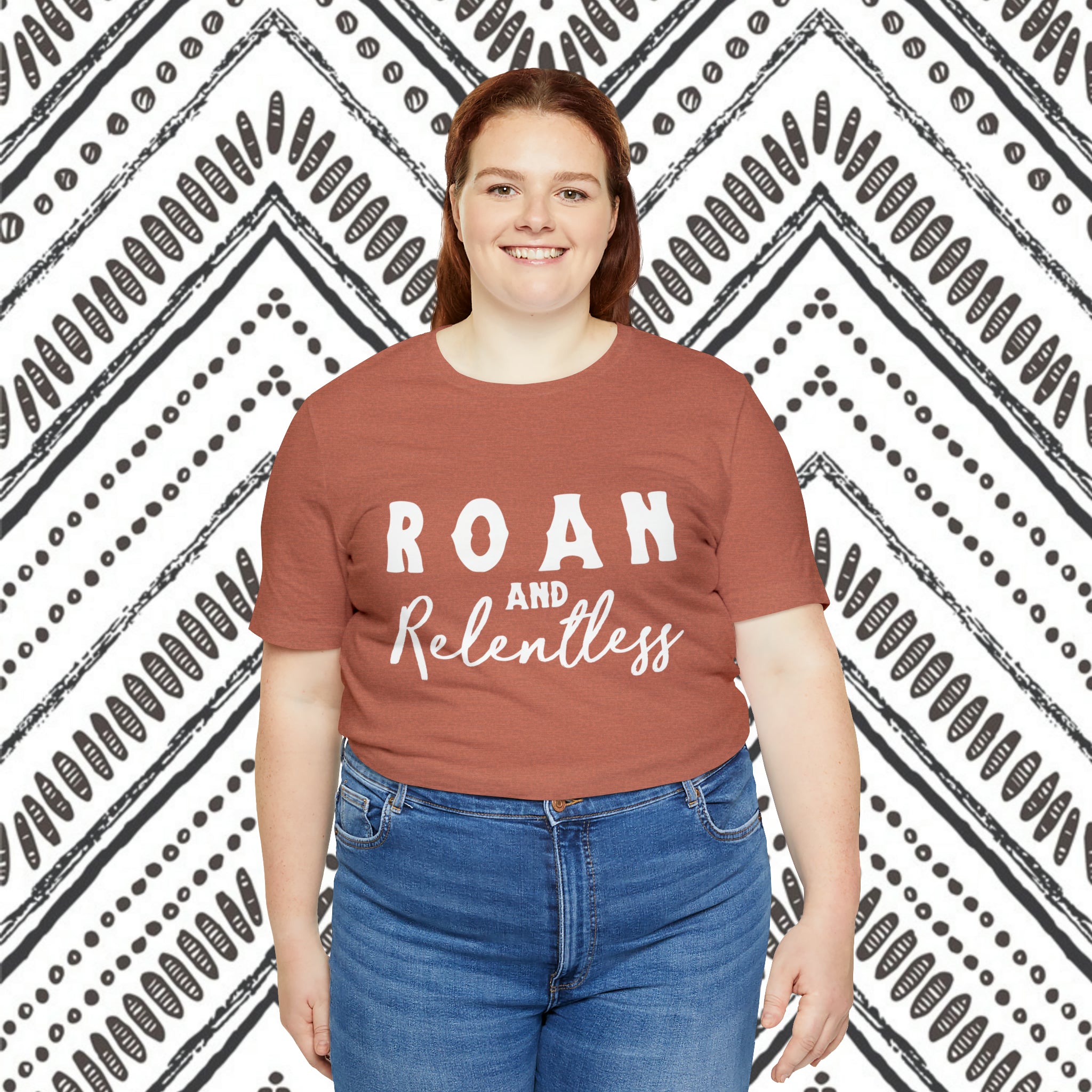 Roan & Relentless Short Sleeve Tee Horse Color Shirt Printify
