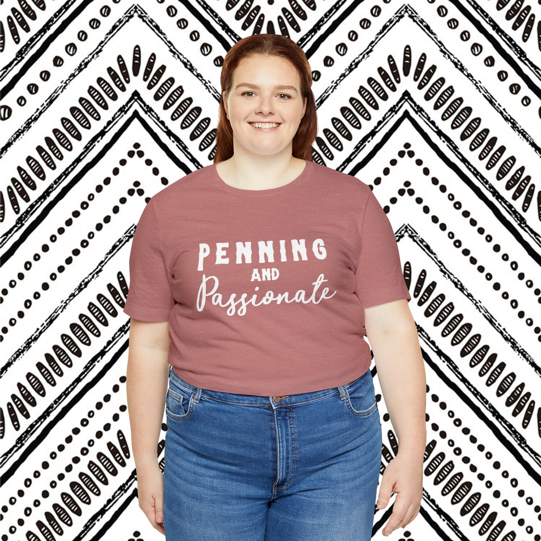 Penning & Passionate Short Sleeve Tee Horse Riding Discipline Tee Printify