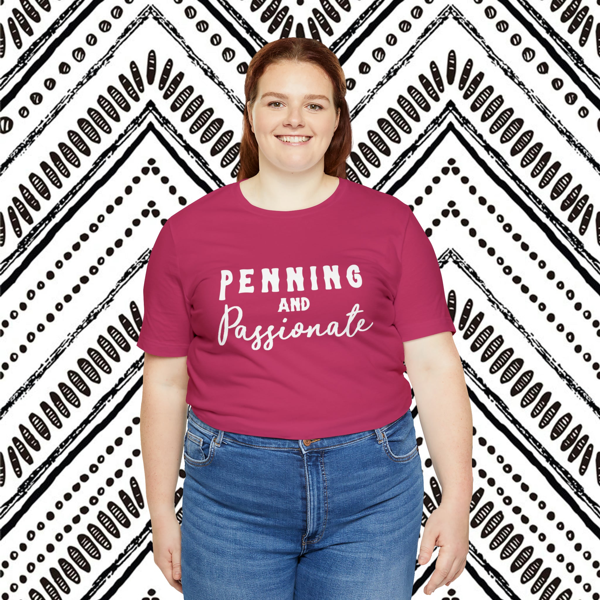 Penning & Passionate Short Sleeve Tee Horse Riding Discipline Tee Printify