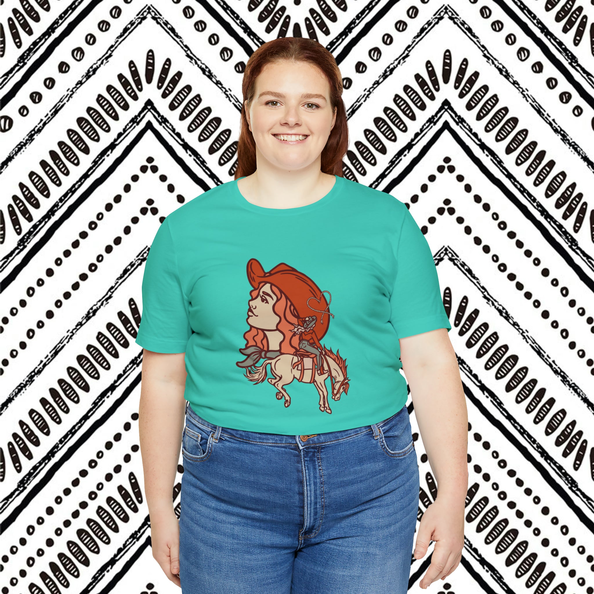 Cowgirl's Soul Short Sleeve Tee tcc graphic tee Printify