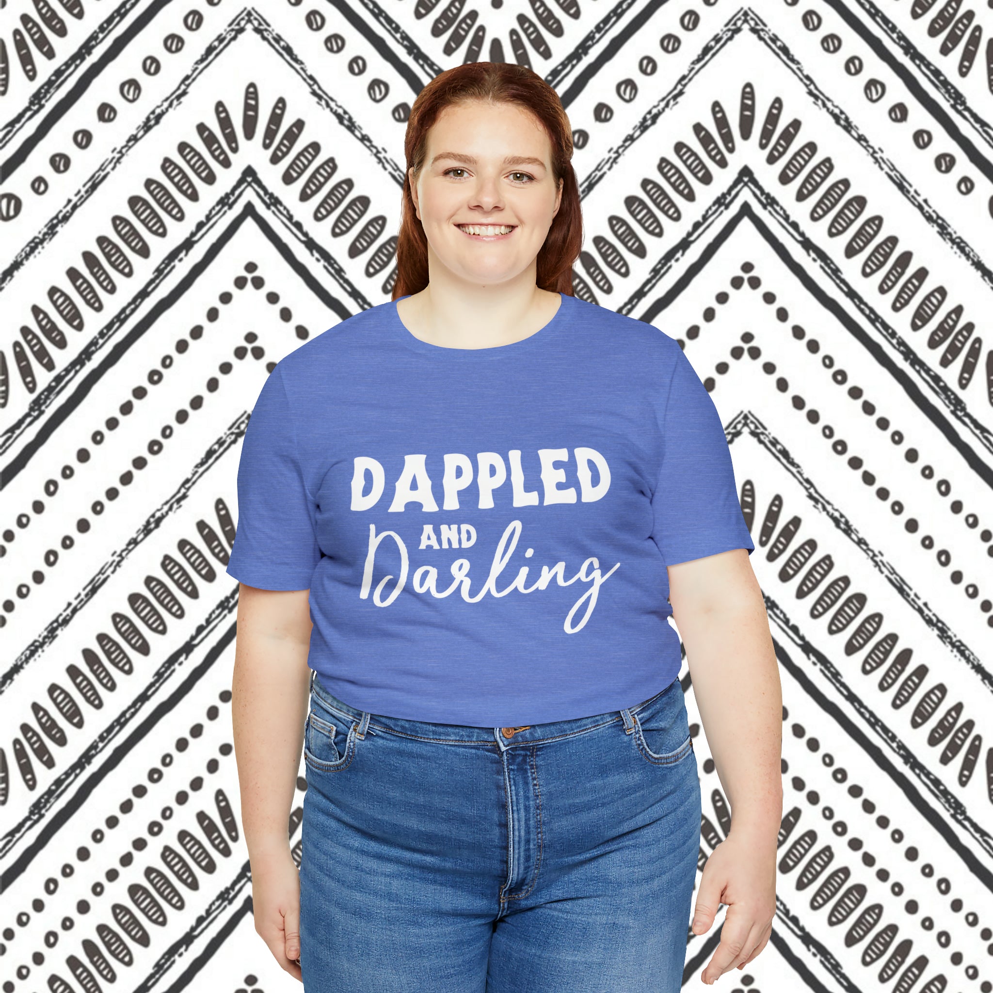 Dappled & Darling Short Sleeve Tee Horse Color Shirt Printify