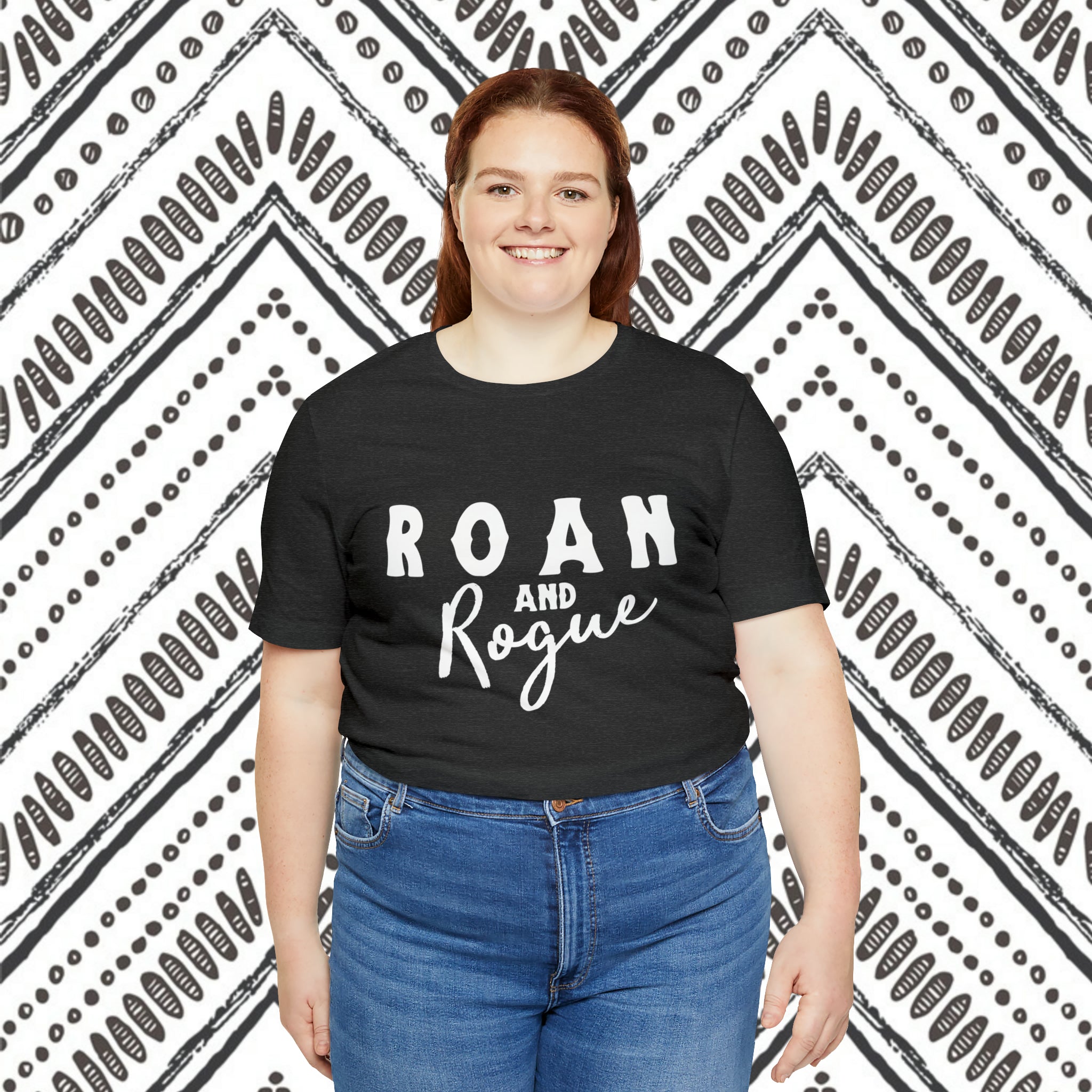 Roan & Rogue Short Sleeve Tee Horse Color Shirt Printify