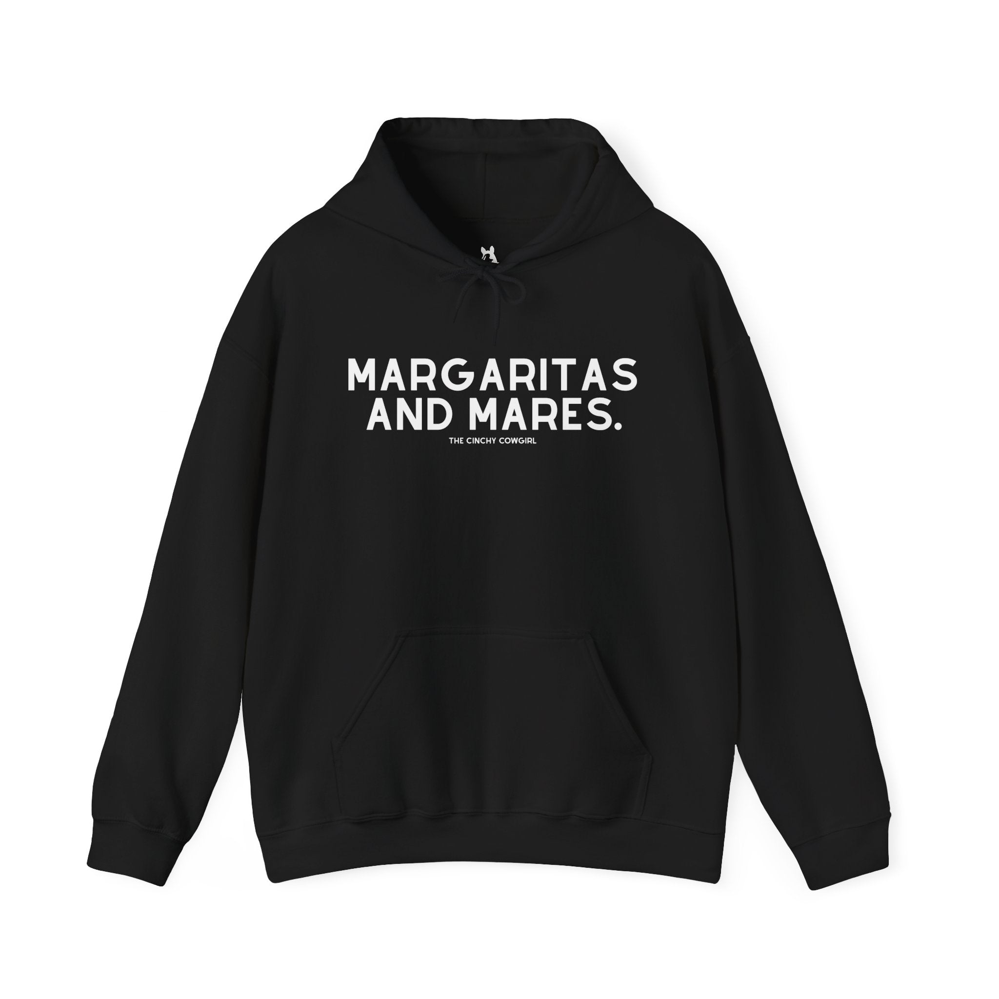 Margaritas And Mares Hoodie Hoodie The Cinchy Cowgirl - Print Black S