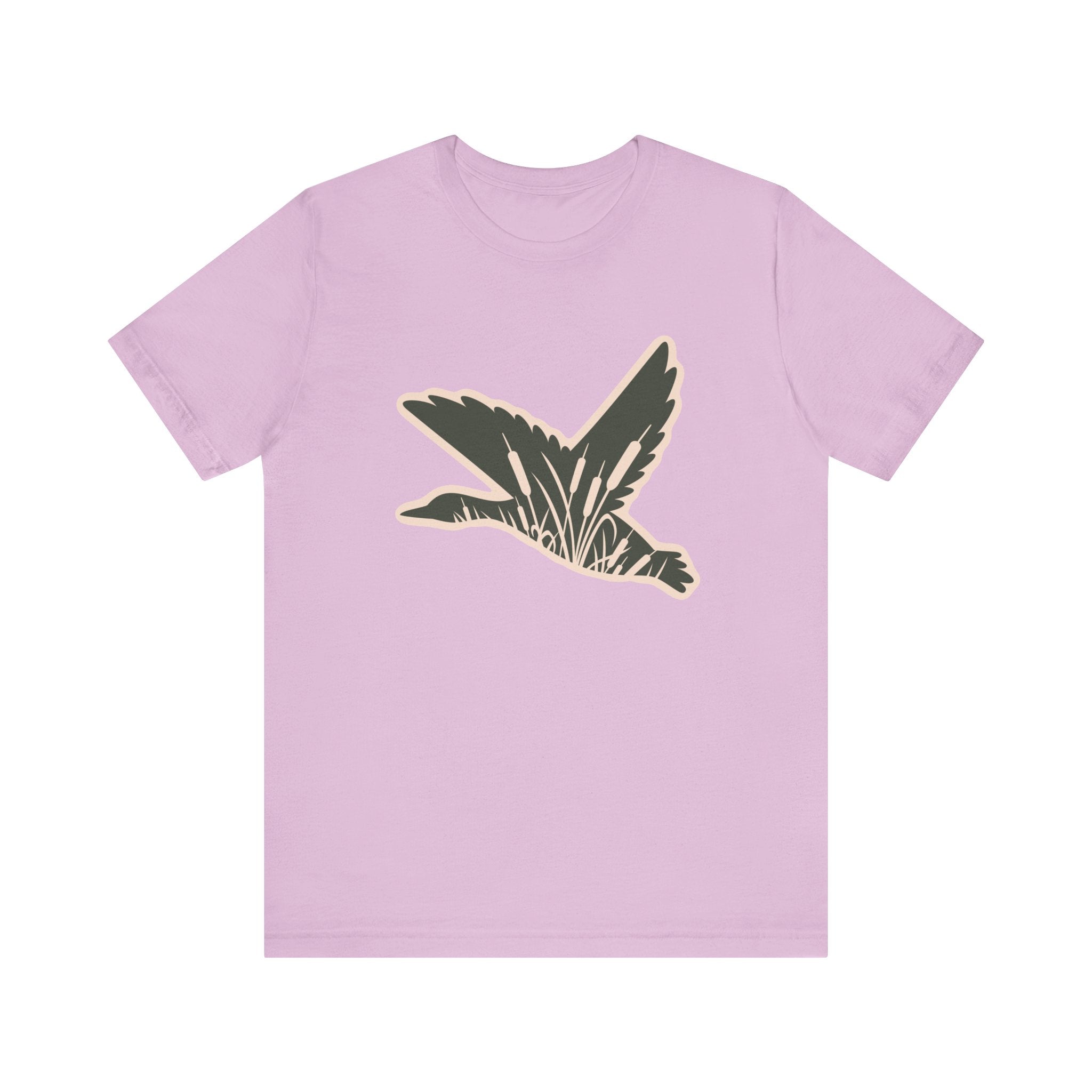 Green Duck Short Sleeve Tee (Available In 14 Colors) T-Shirt The Cinchy Cowgirl - Print Lilac XS