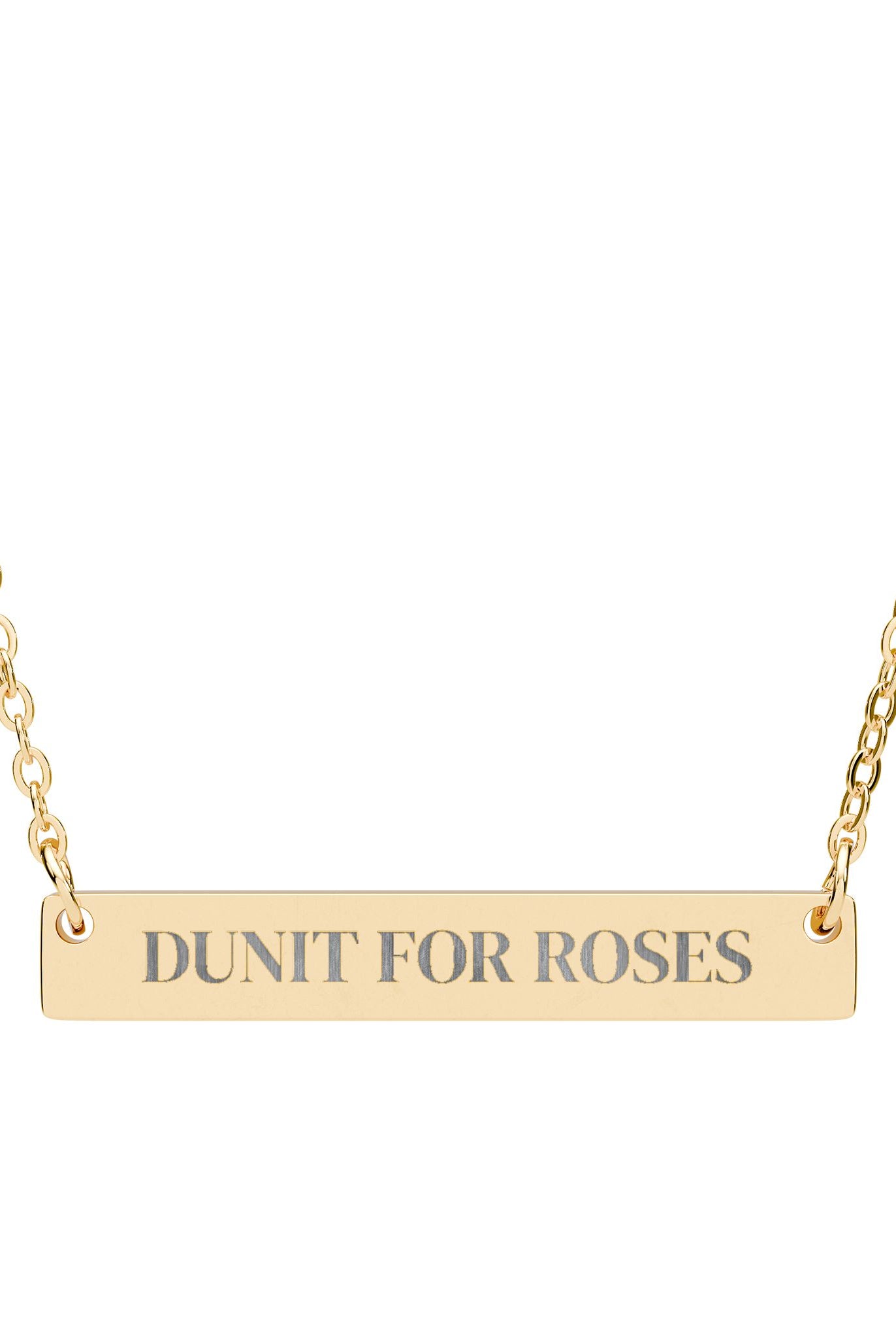 Personalized Horse Name Bar Necklace Accessories The Cinchy Cowgirl - Print One Size 18K Gold PVD coating