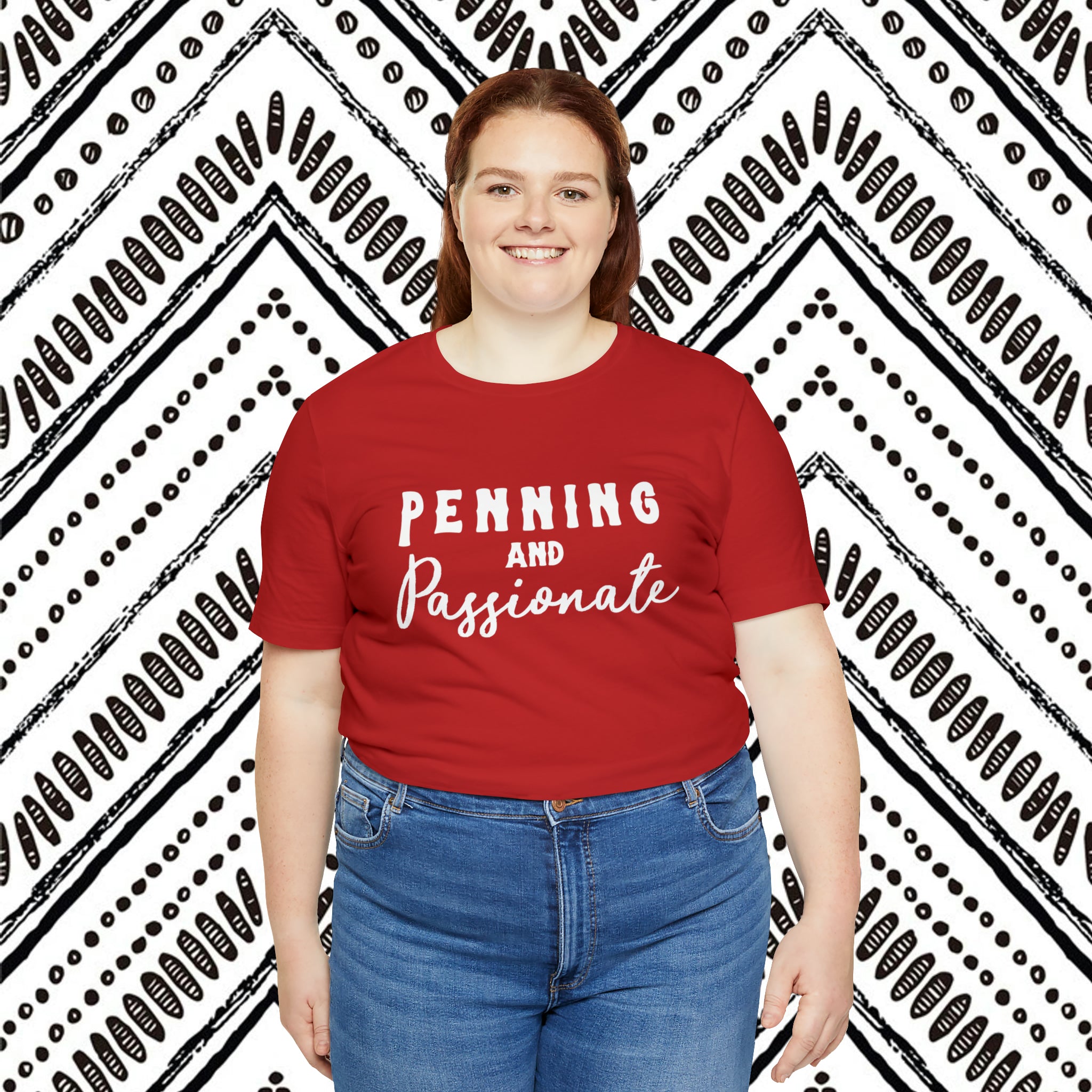 Penning & Passionate Short Sleeve Tee Horse Riding Discipline Tee Printify
