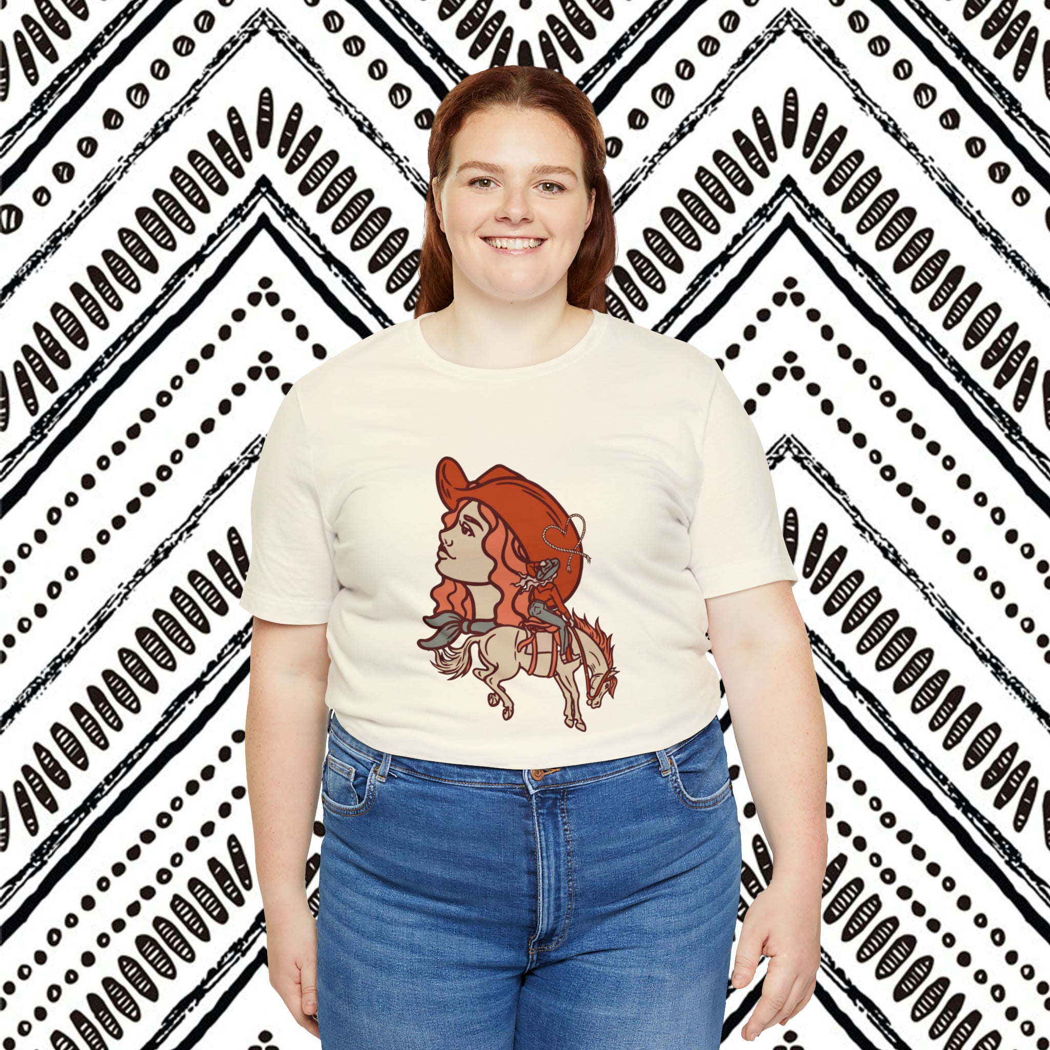 Cowgirl's Soul Short Sleeve Tee tcc graphic tee Printify