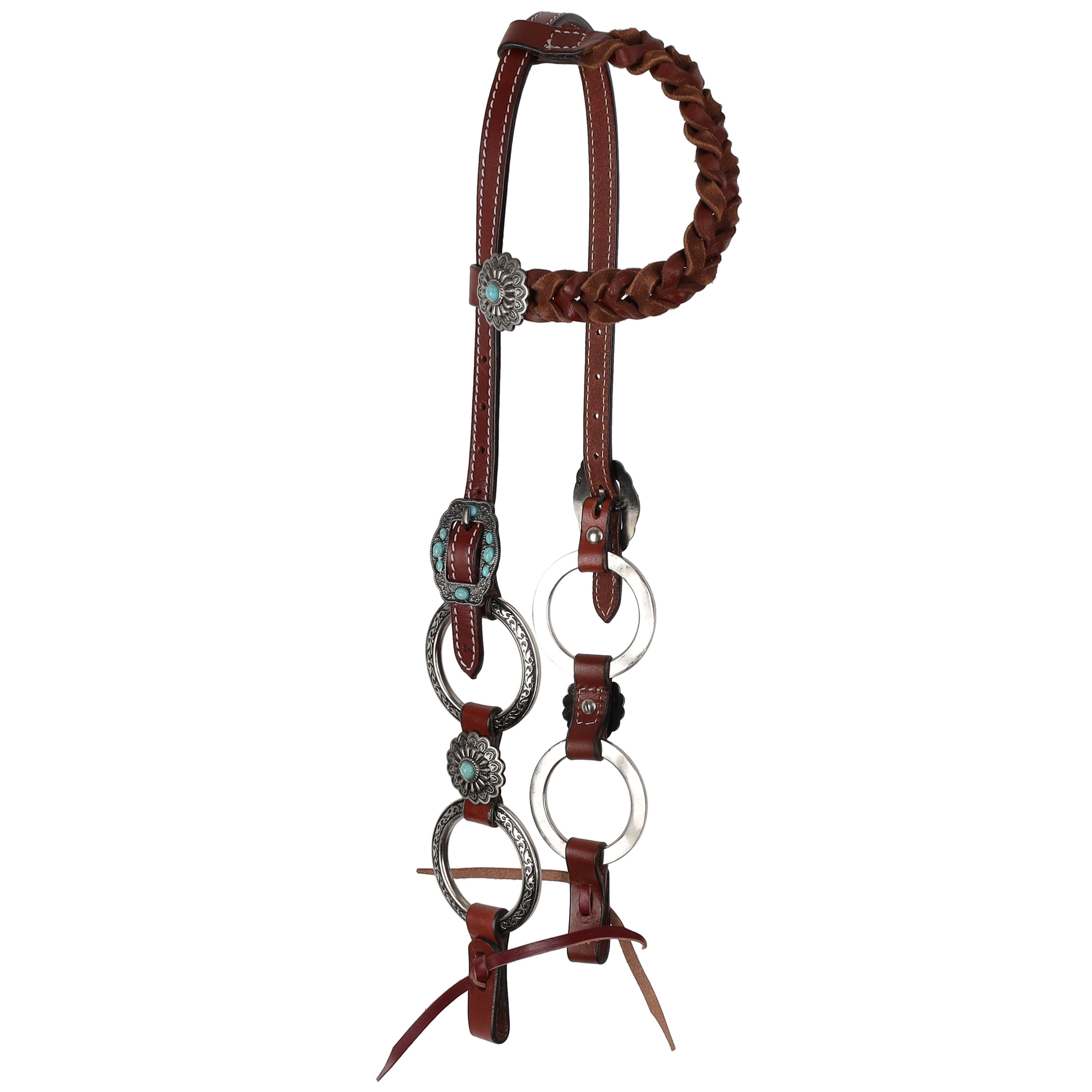 Wildflower Halo One Ear Headstall and Breast Collar Set headstall set Shiloh