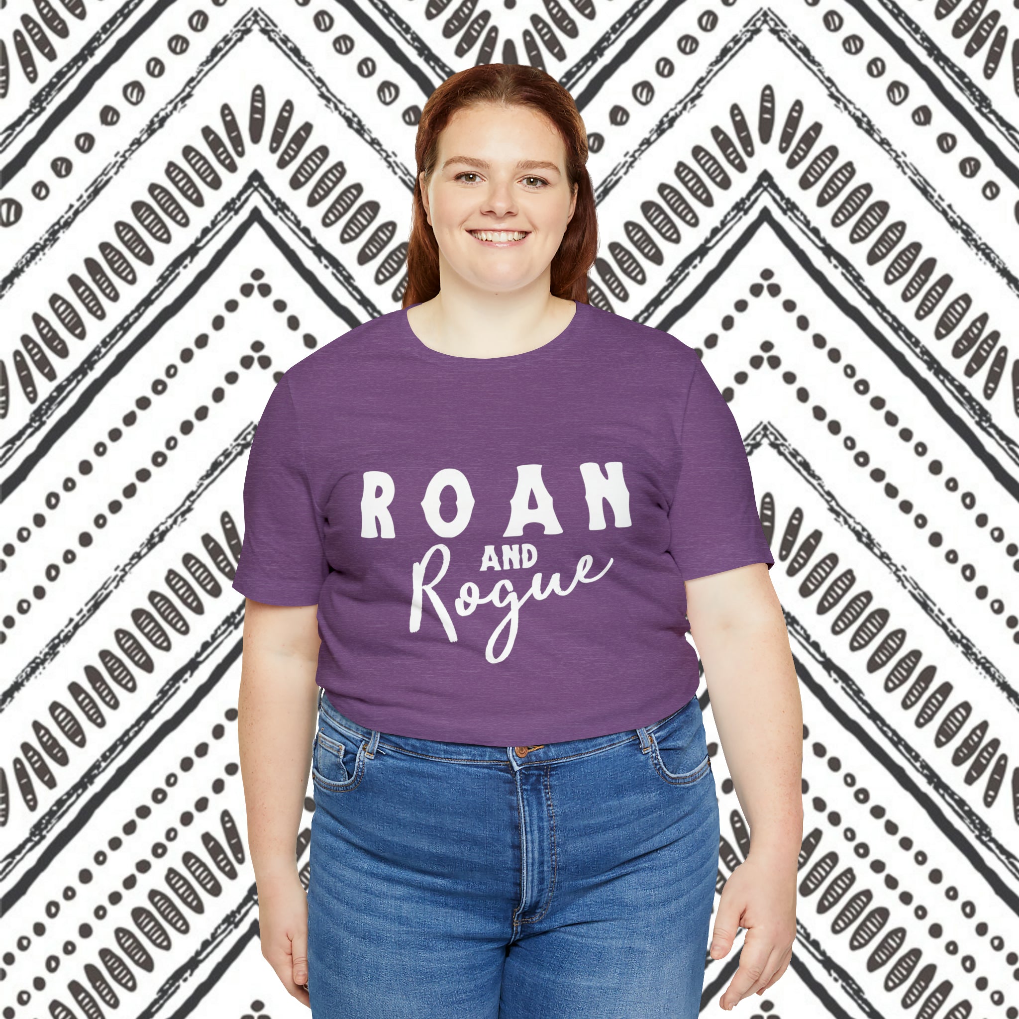 Roan & Rogue Short Sleeve Tee Horse Color Shirt Printify