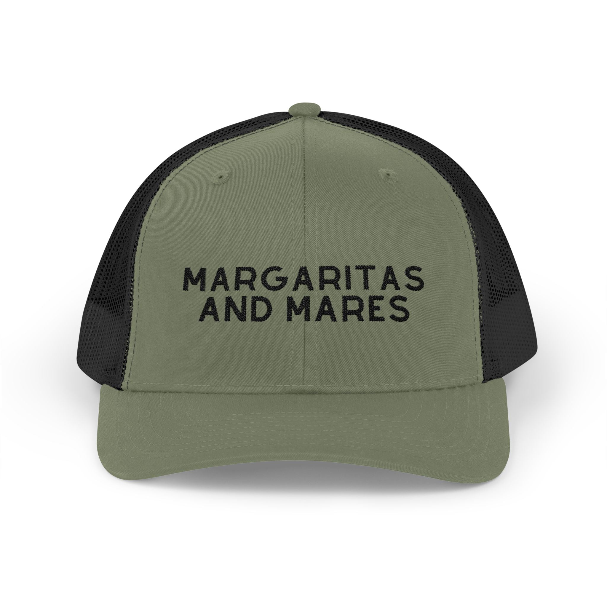 Embroidered Margaritas and Mares Trucker Hat Embroidered TCC Hat The Cinchy Cowgirl - Print