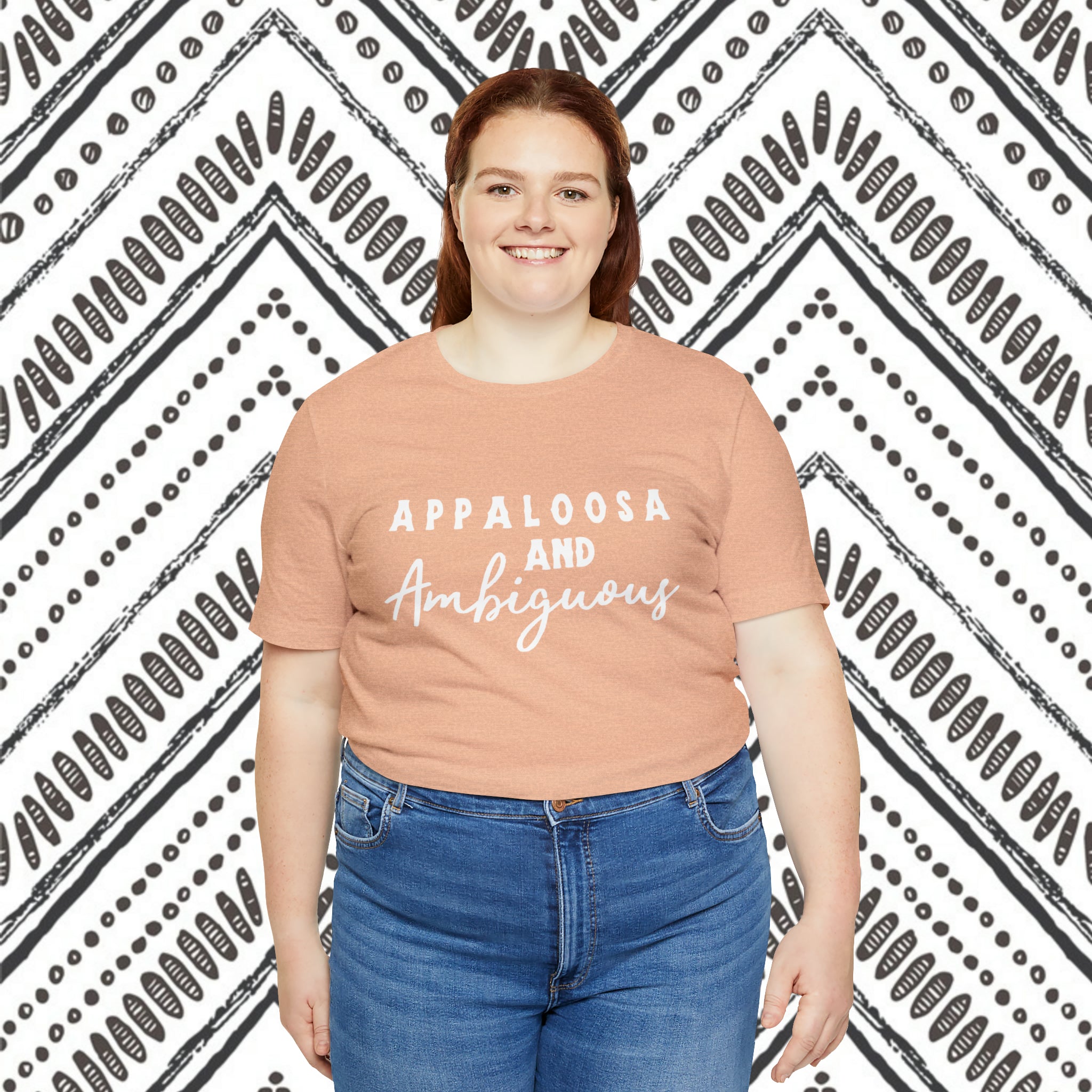 Appaloosa & Ambiguous Short Sleeve Tee Horse Color Shirt Printify