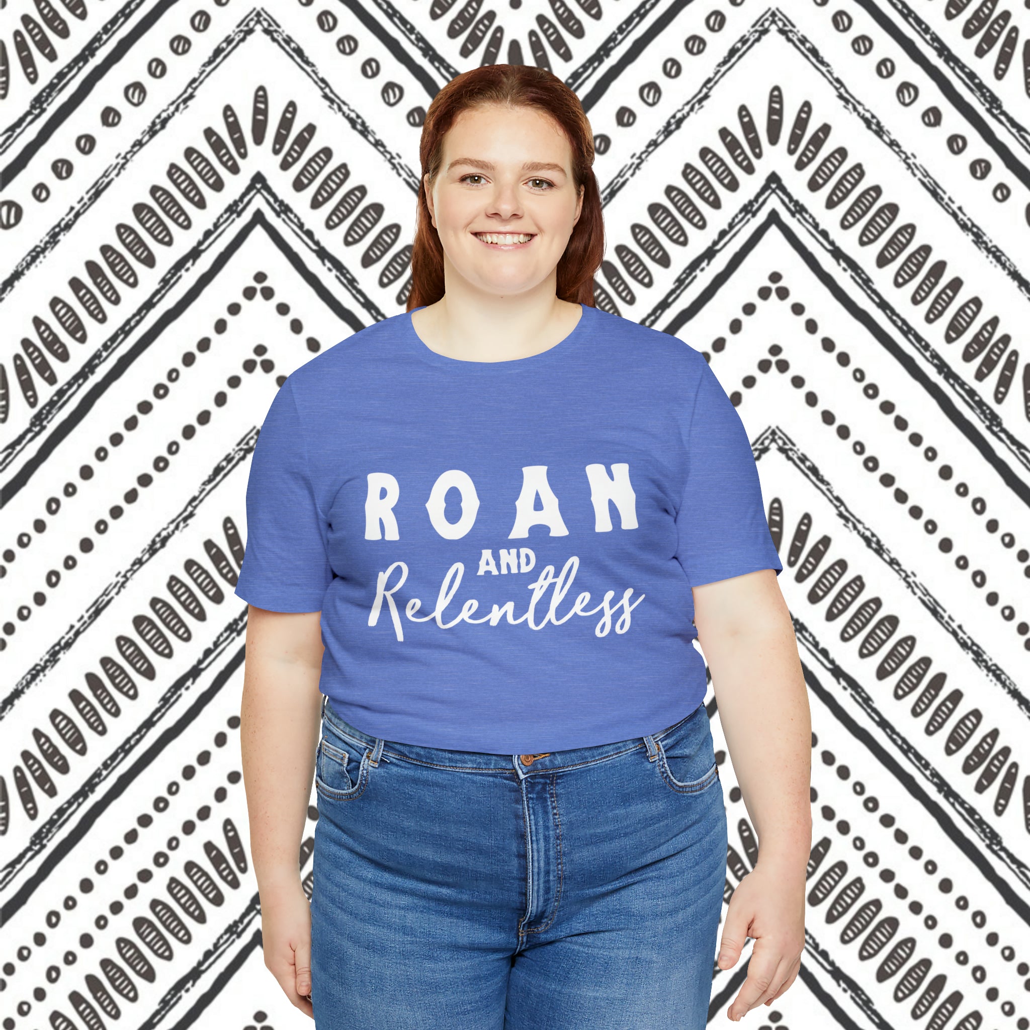 Roan & Relentless Short Sleeve Tee Horse Color Shirt Printify