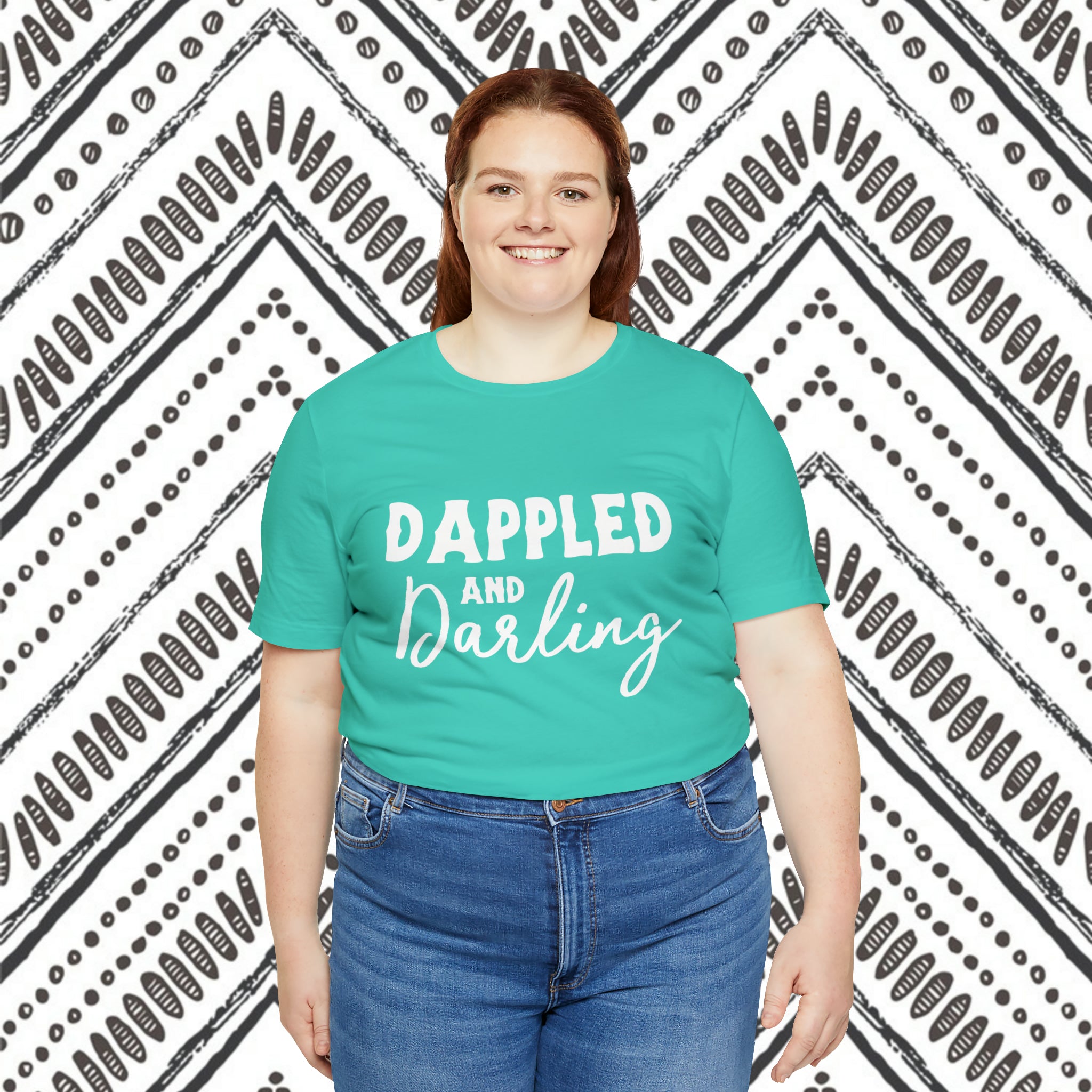 Dappled & Darling Short Sleeve Tee Horse Color Shirt Printify