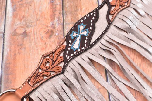 Silver Hand Painted Browband Headstall and Breast Collar Set headstall set Shiloh