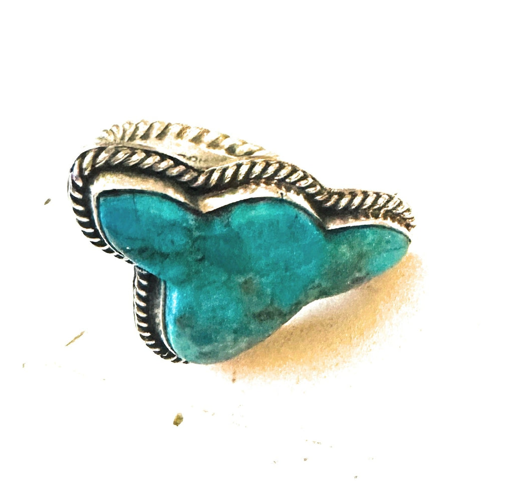 The Bullhead Adjustable Ring NT jewelry Nizhoni Traders LLC   