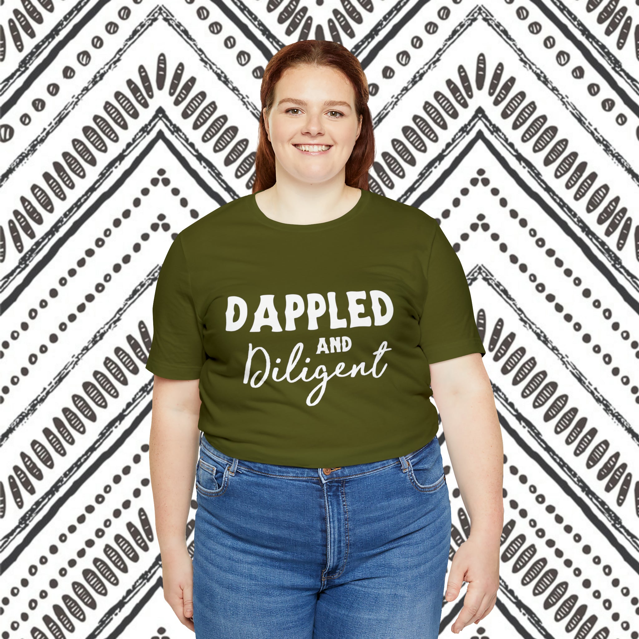 Dappled & Diligent Short Sleeve Tee Horse Color Shirt Printify