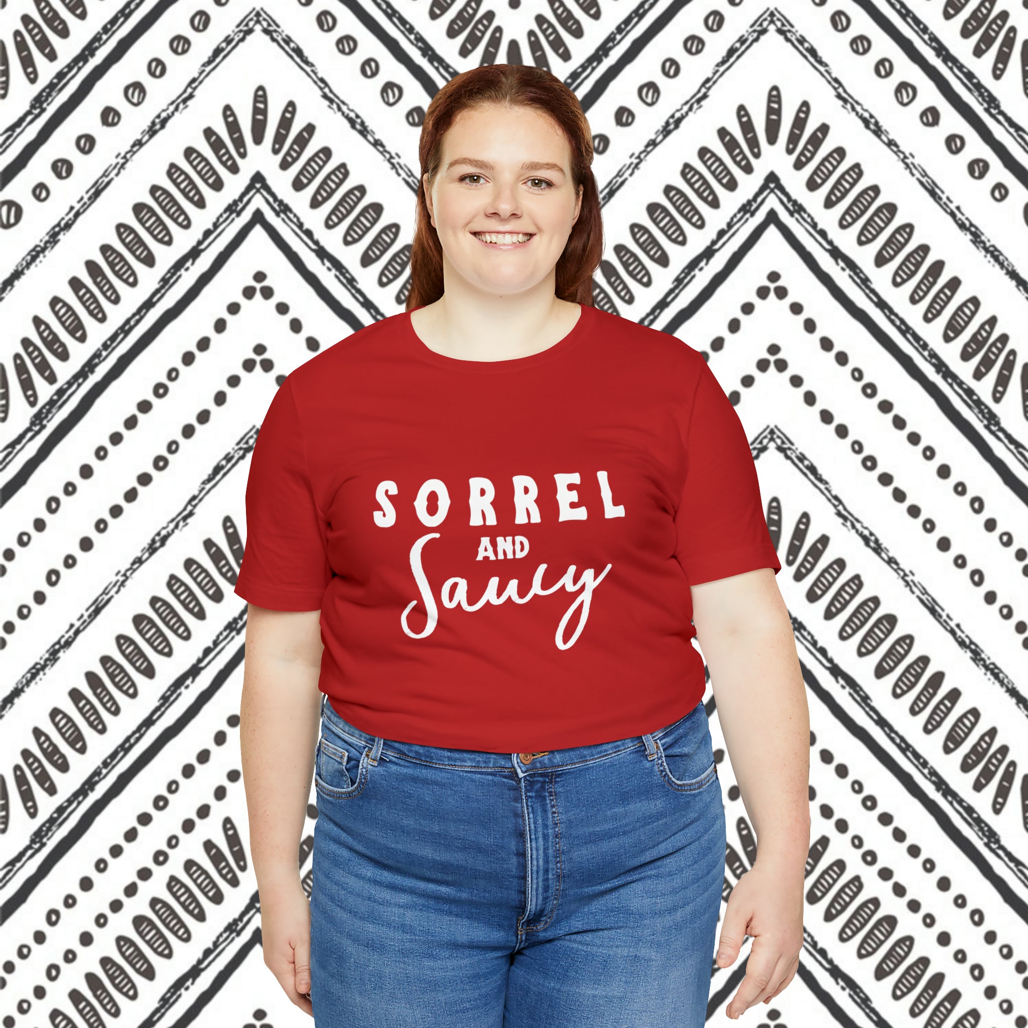 Sorrel & Saucy Short Sleeve Tee Horse Color Shirt Printify