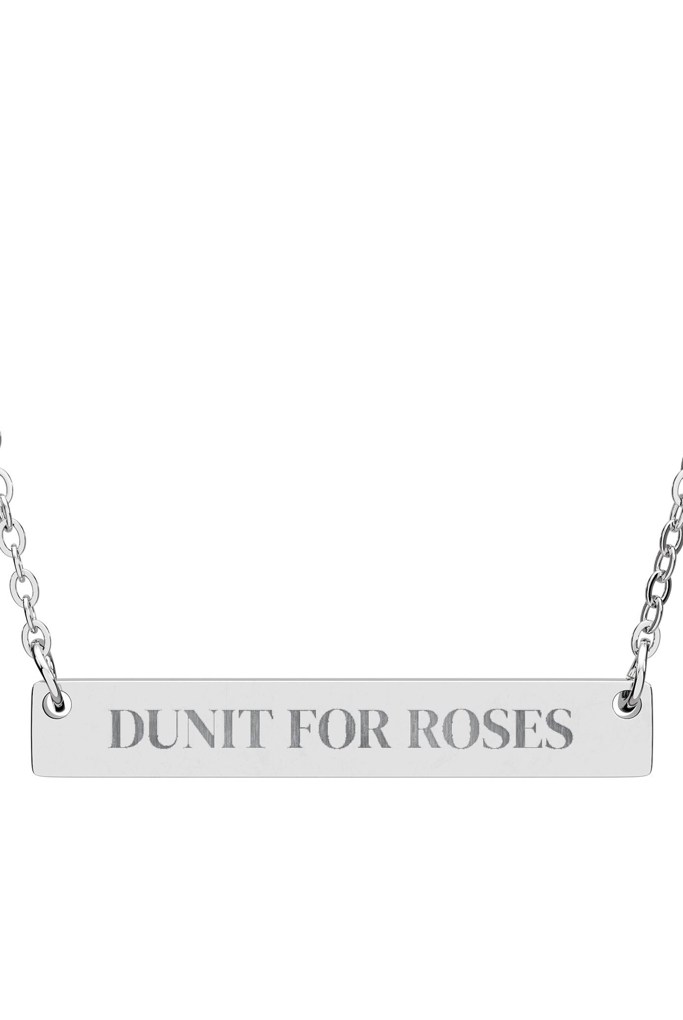 Personalized Horse Name Bar Necklace Accessories The Cinchy Cowgirl - Print One Size Stainless Steel (No coating)