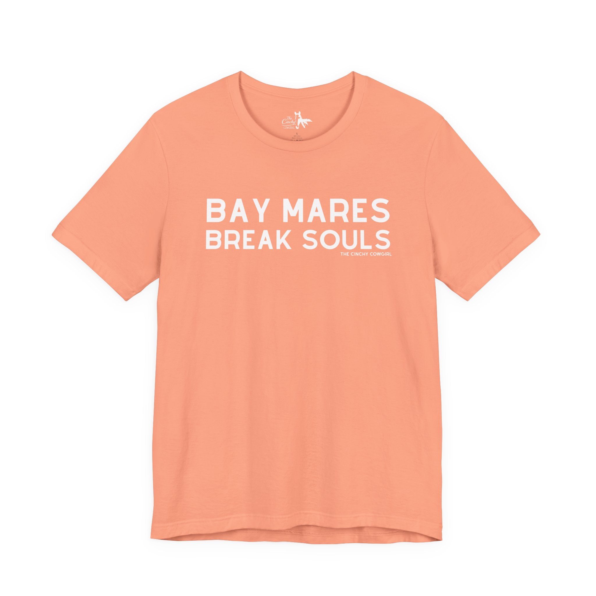 Bay Mares Break Souls Short Sleeve Tee T-Shirt The Cinchy Cowgirl - Print Sunset XS