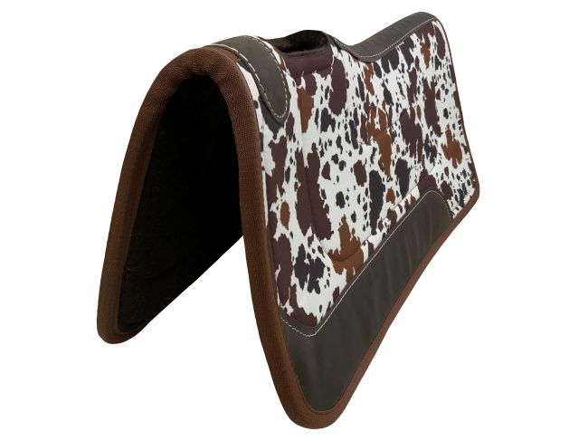 Nylon Cow Print Felt Saddle Pad western saddle pad Shiloh