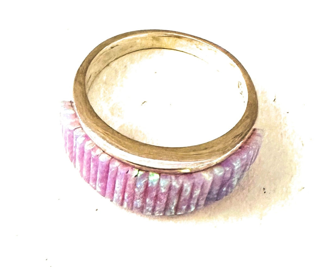 Blushing Dome Ring NT jewelry Nizhoni Traders LLC   