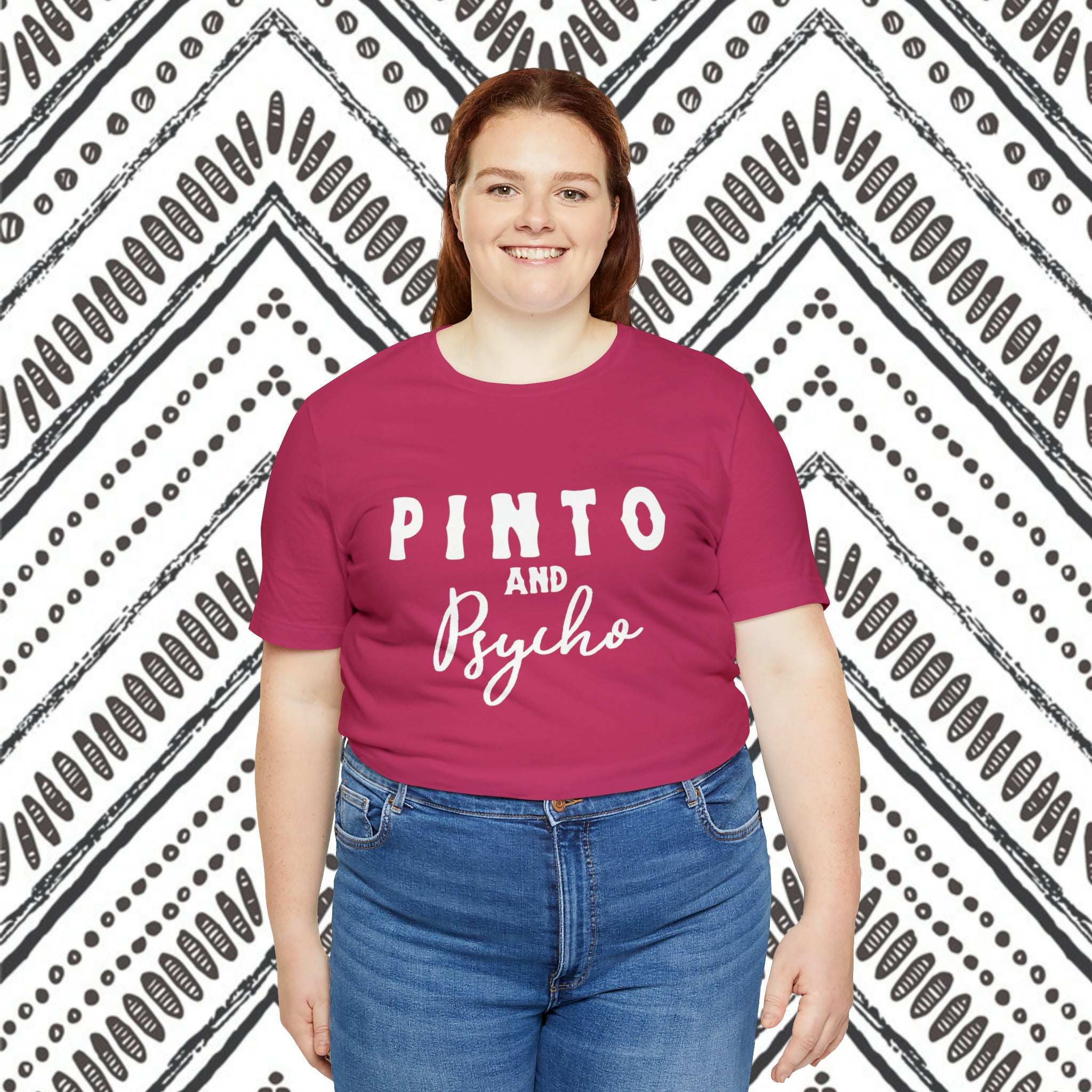 Pinto & Psycho Short Sleeve Tee Horse Color Shirt Printify