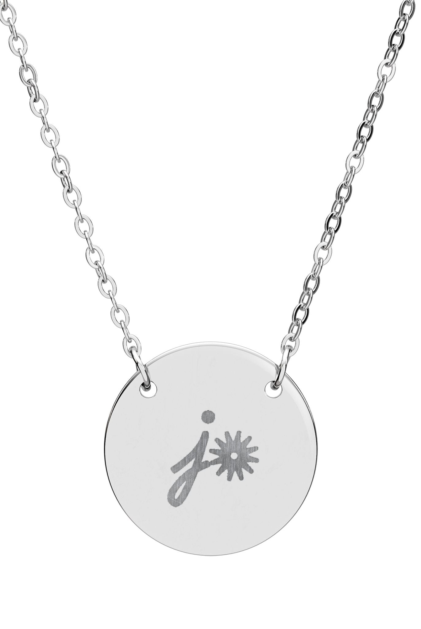 Personalized Cattle Brand Necklace Personalized Necklace The Cinchy Cowgirl - Print One Size Stainless Steel (No coating)