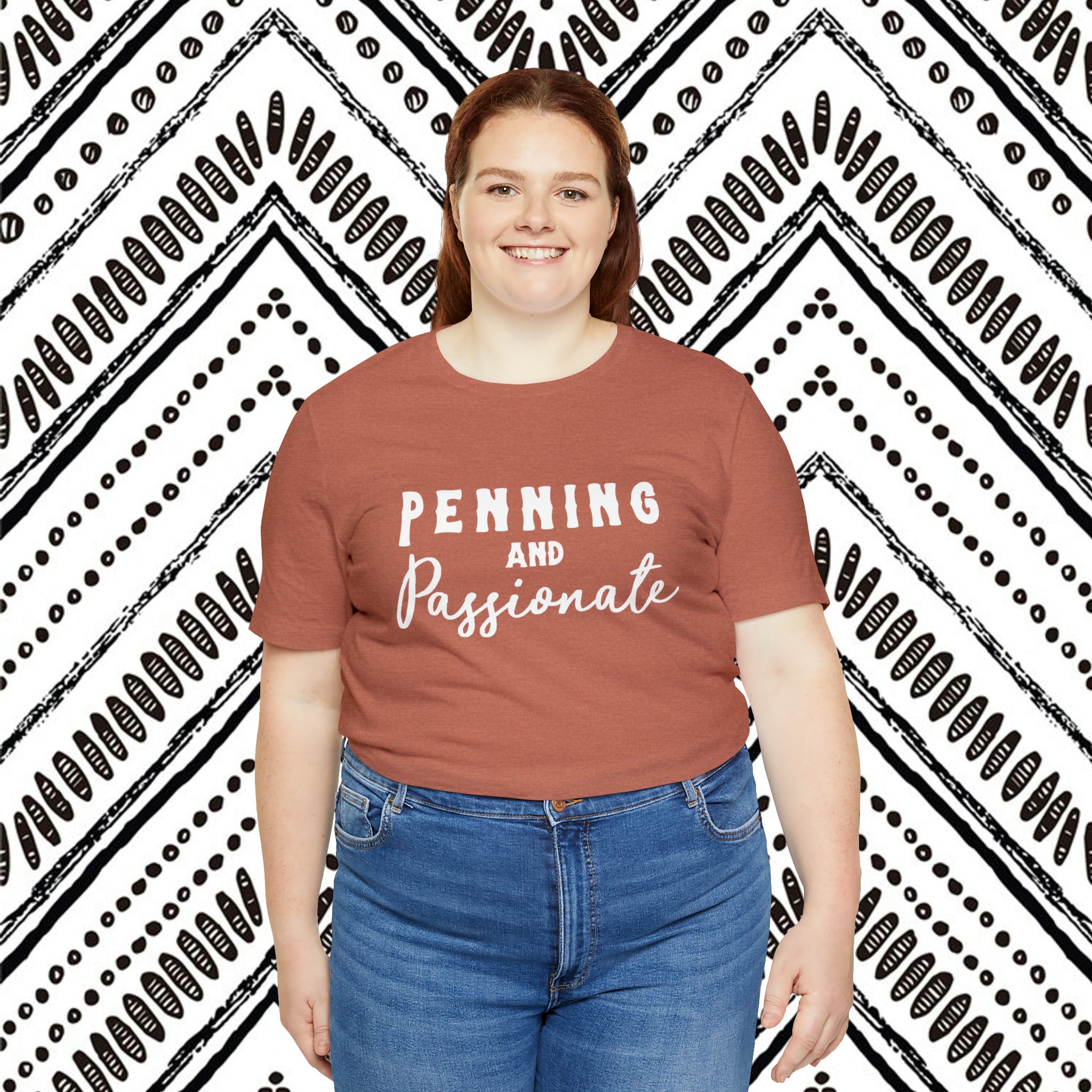 Penning & Passionate Short Sleeve Tee Horse Riding Discipline Tee Printify
