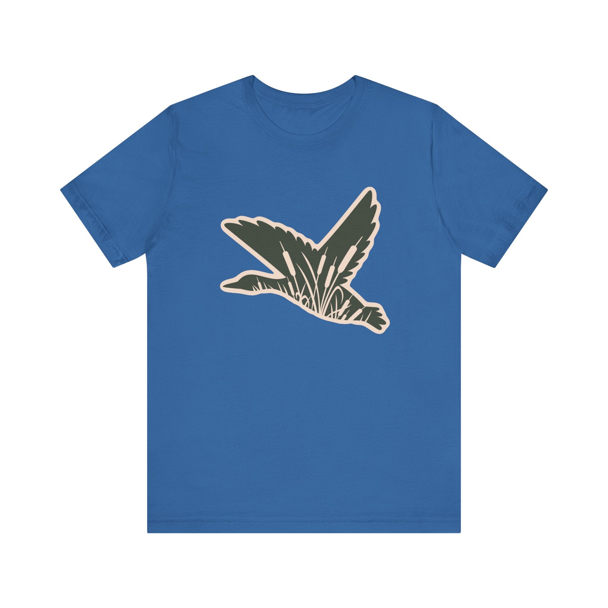 Green Duck Short Sleeve Tee (Available In 14 Colors) T-Shirt The Cinchy Cowgirl - Print Columbia Blue XS