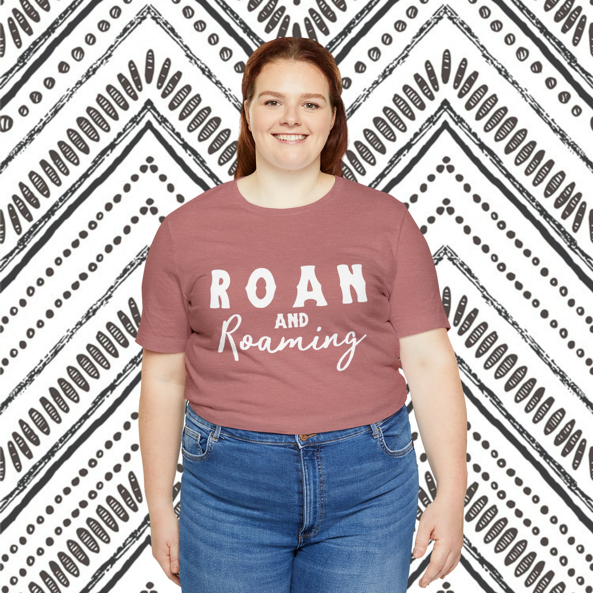 Roan & Roaming Short Sleeve Tee Horse Color Shirt Printify