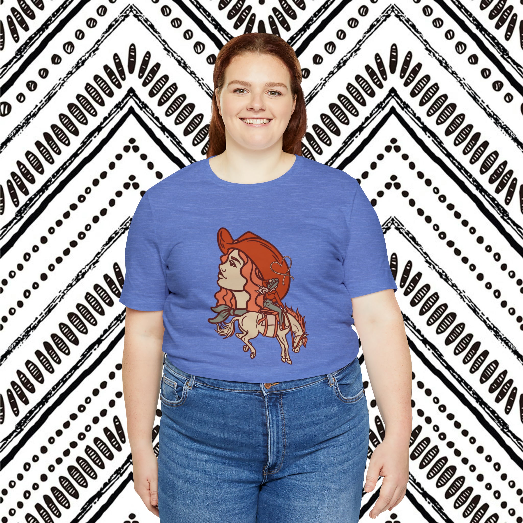 Cowgirl's Soul Short Sleeve Tee tcc graphic tee Printify