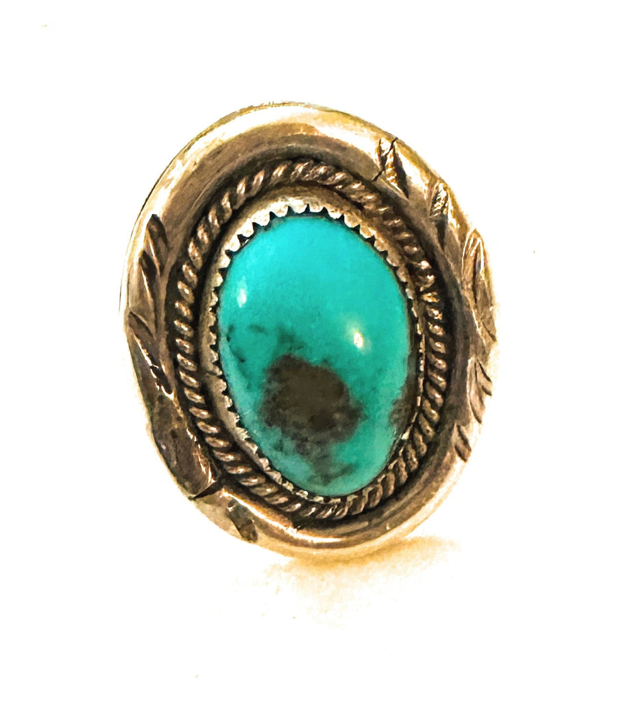 Size 7 Morenci Blues Ring NT jewelry Handmade   