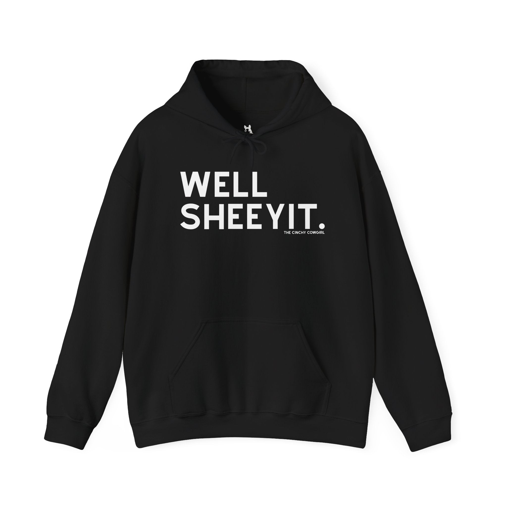 Well Sheeyit Hoodie Hoodie The Cinchy Cowgirl - Print Black S