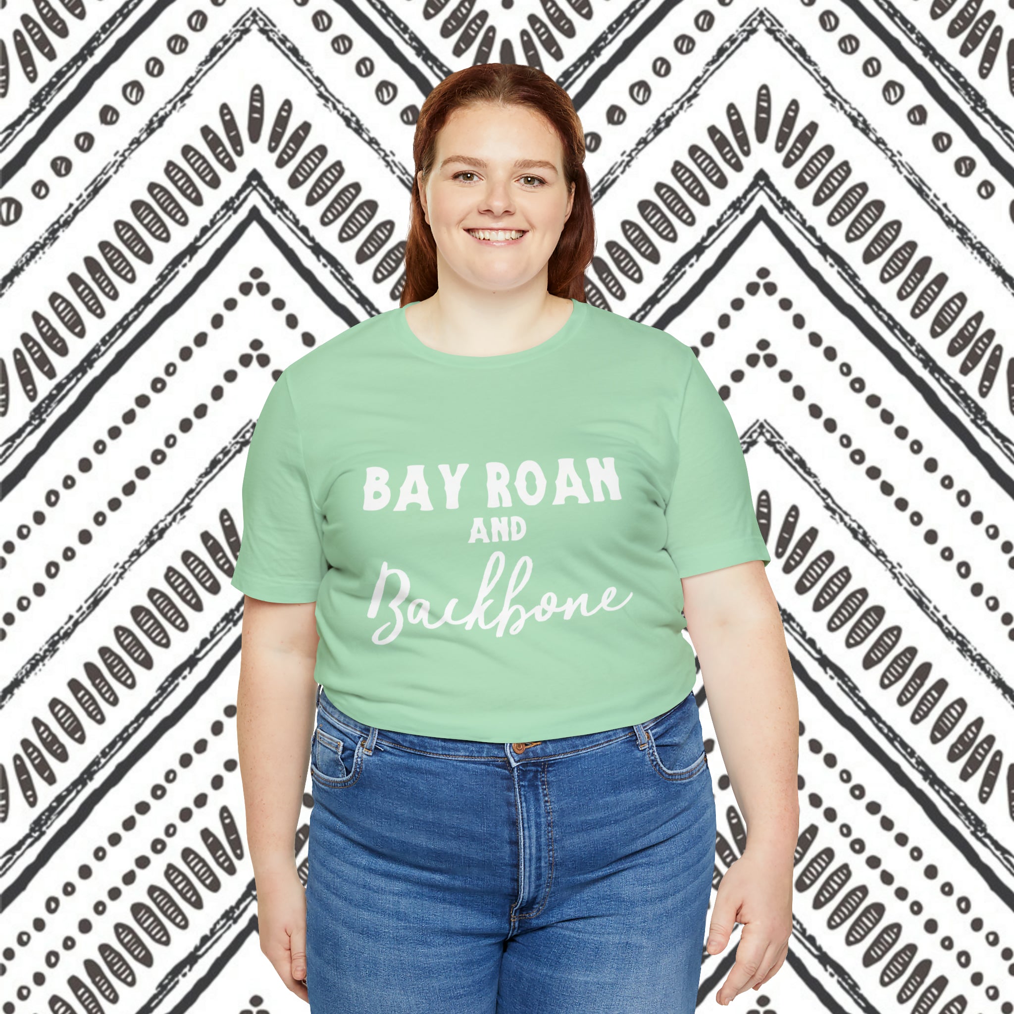 Bay Roan & Backbone Short Sleeve Tee Horse Color Shirt Printify