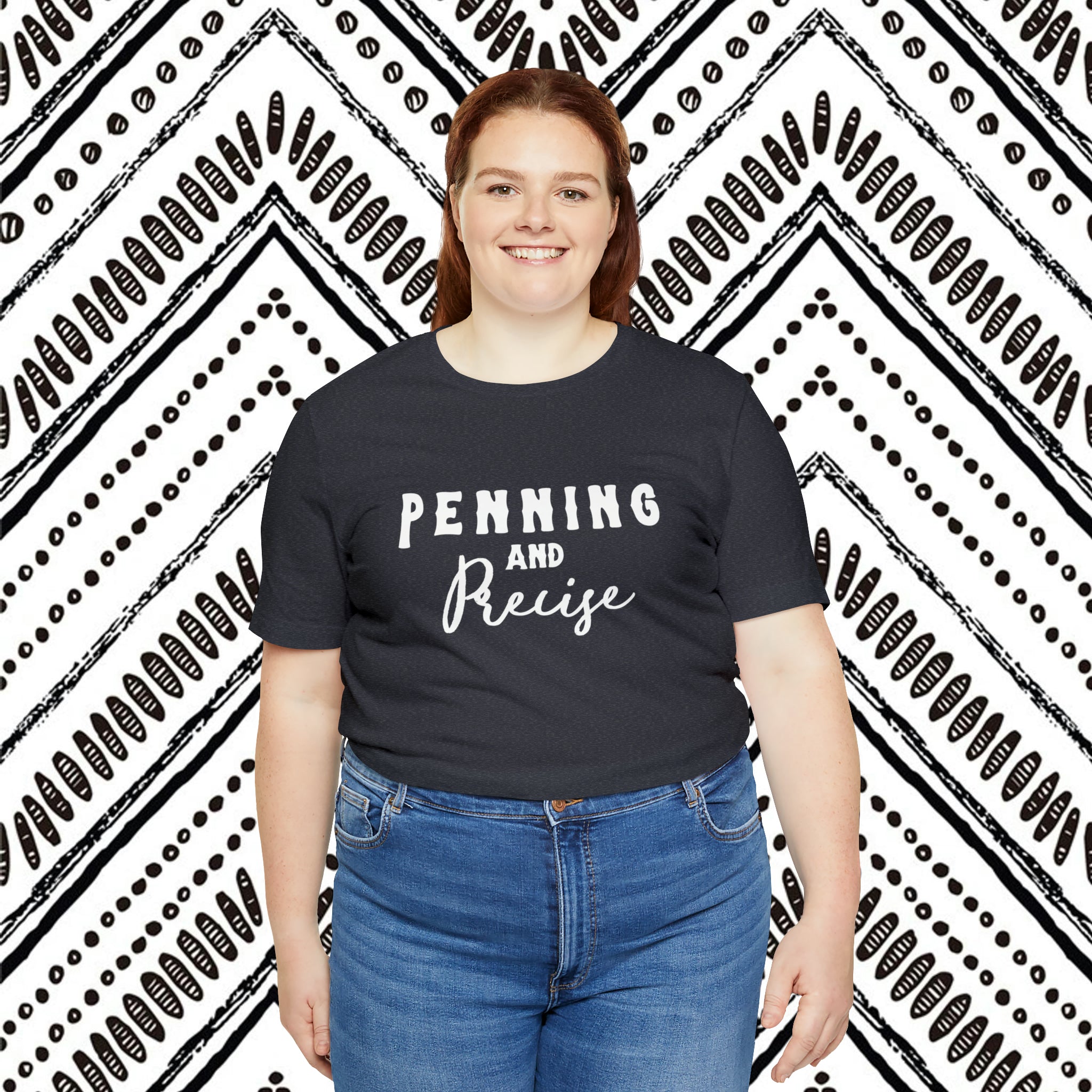 Penning & Precise Short Sleeve Tee Horse Riding Discipline Tee Printify