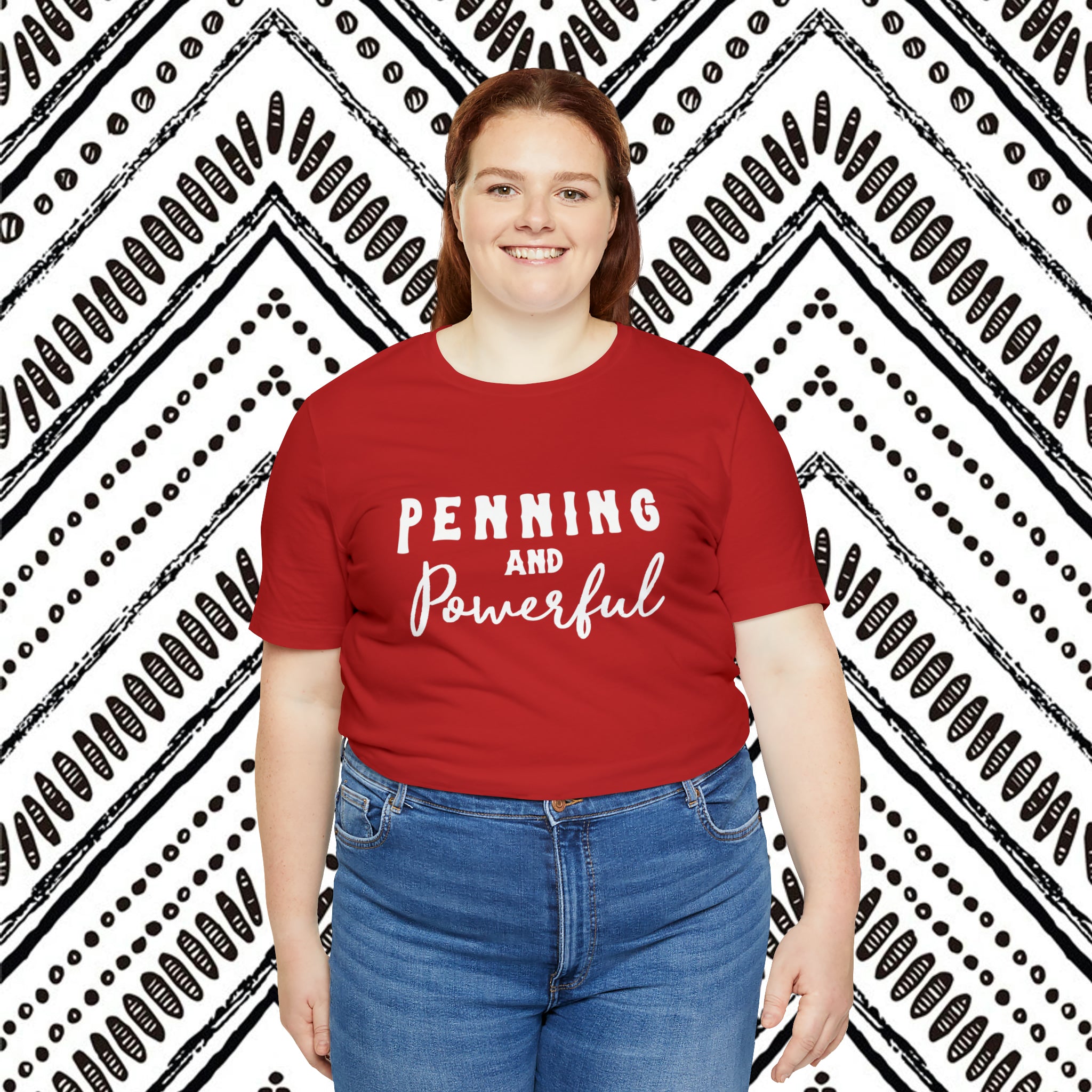 Penning & Powerful Short Sleeve Tee Horse Riding Discipline Tee Printify