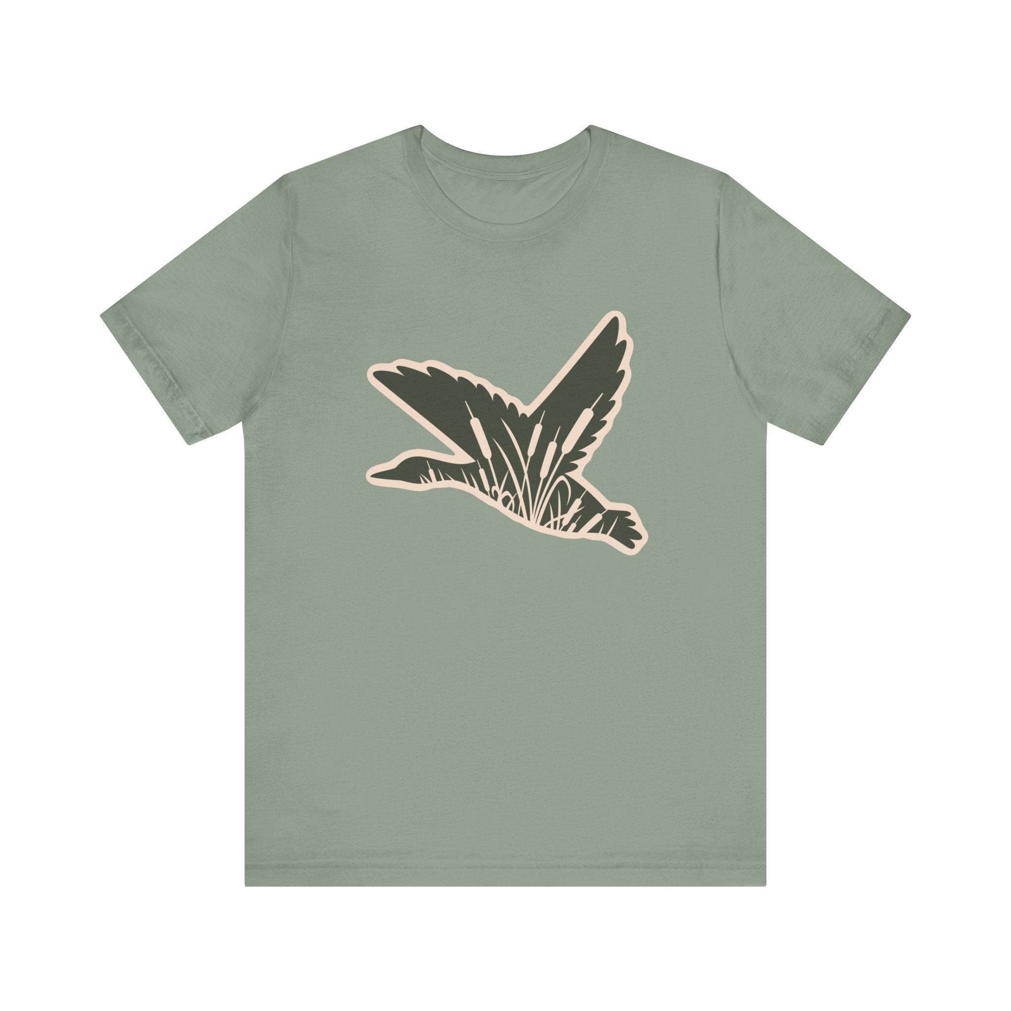 Green Duck Short Sleeve Tee (Available In 14 Colors) T-Shirt The Cinchy Cowgirl - Print Sage XS