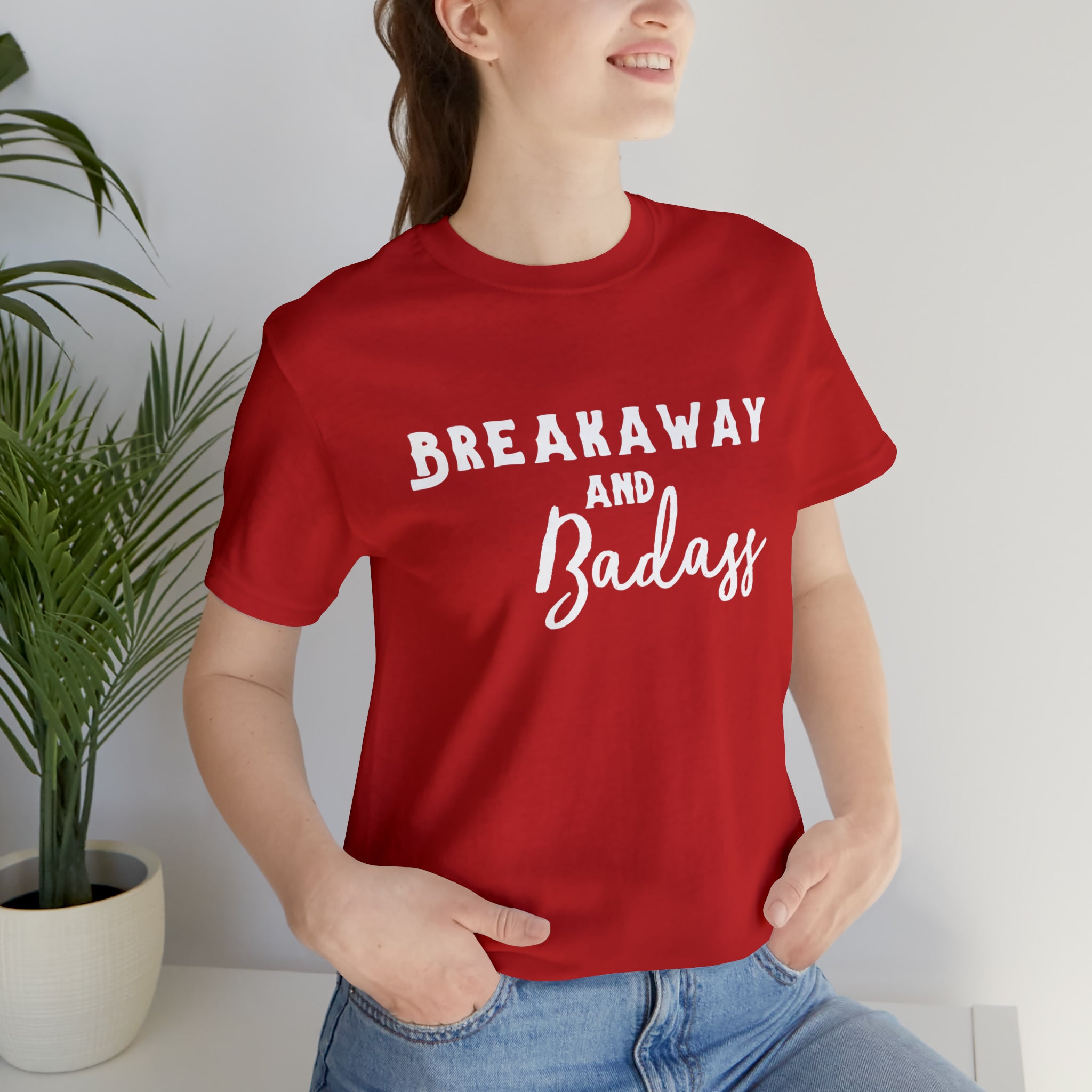 Breakaway & Badass Short Sleeve Tee Horse Riding Discipline Tee Printify Red XS