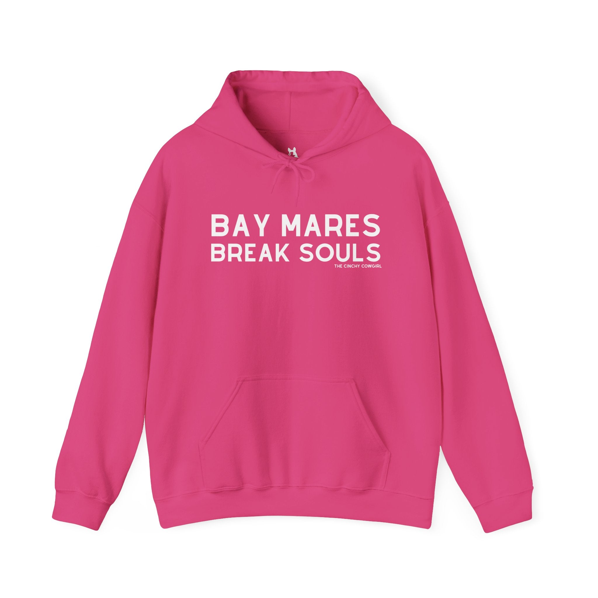 Bay Mares Break Souls Hoodie Hoodie The Cinchy Cowgirl - Print Heliconia S