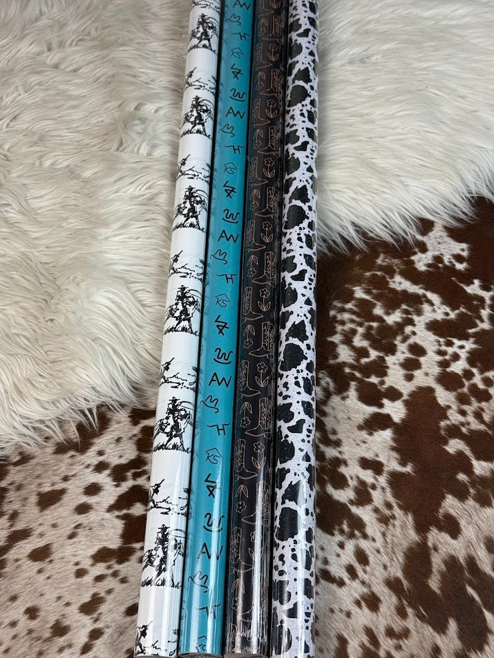 Western Wrapping Paper - Bundle #3 wrapping paper The Cinchy Cowgirl