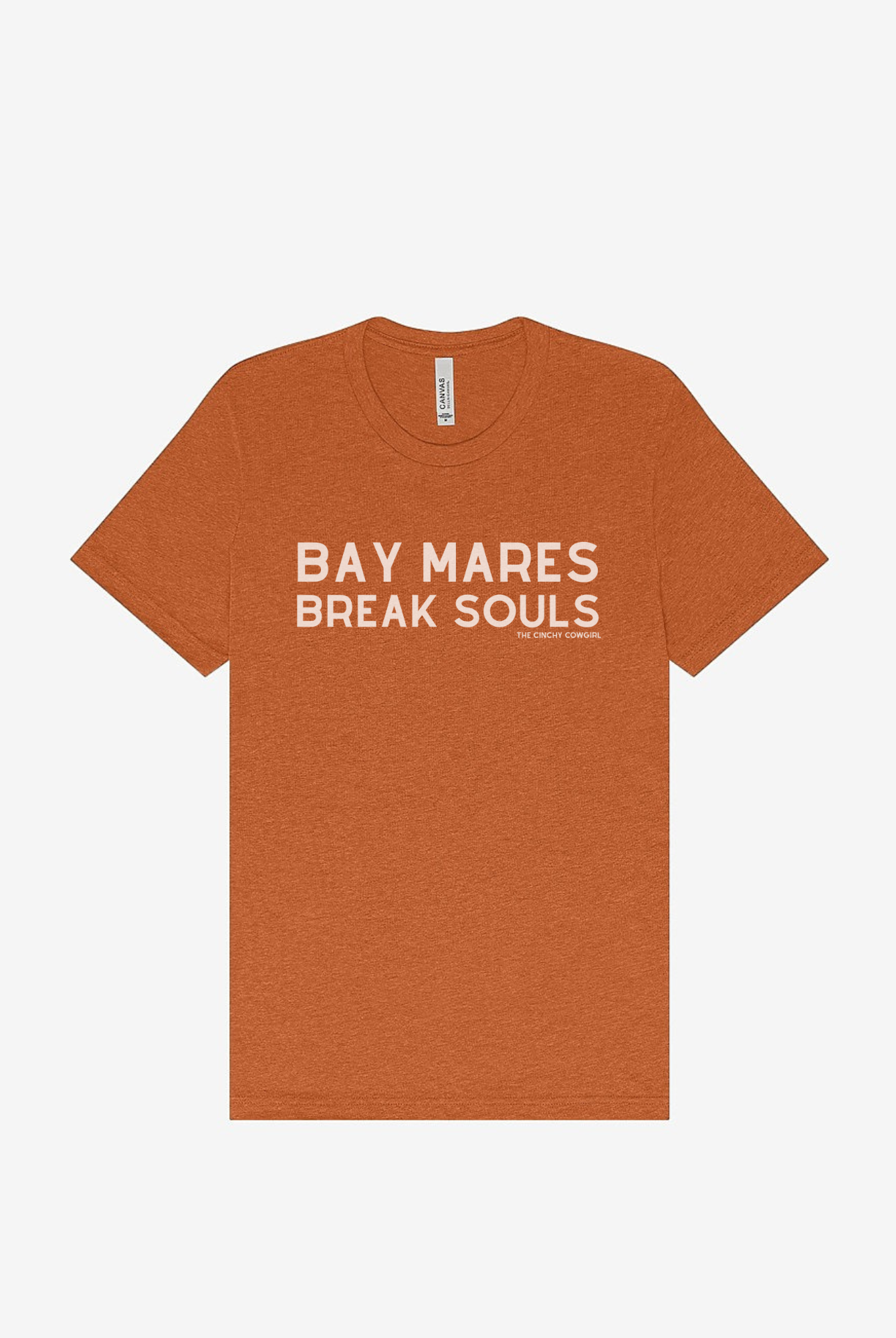 Bay Mares Break Souls Short Sleeve Graphic Tee Short Sleeve Graphic Tee The Cinchy Cowgirl Heather Autumn Small