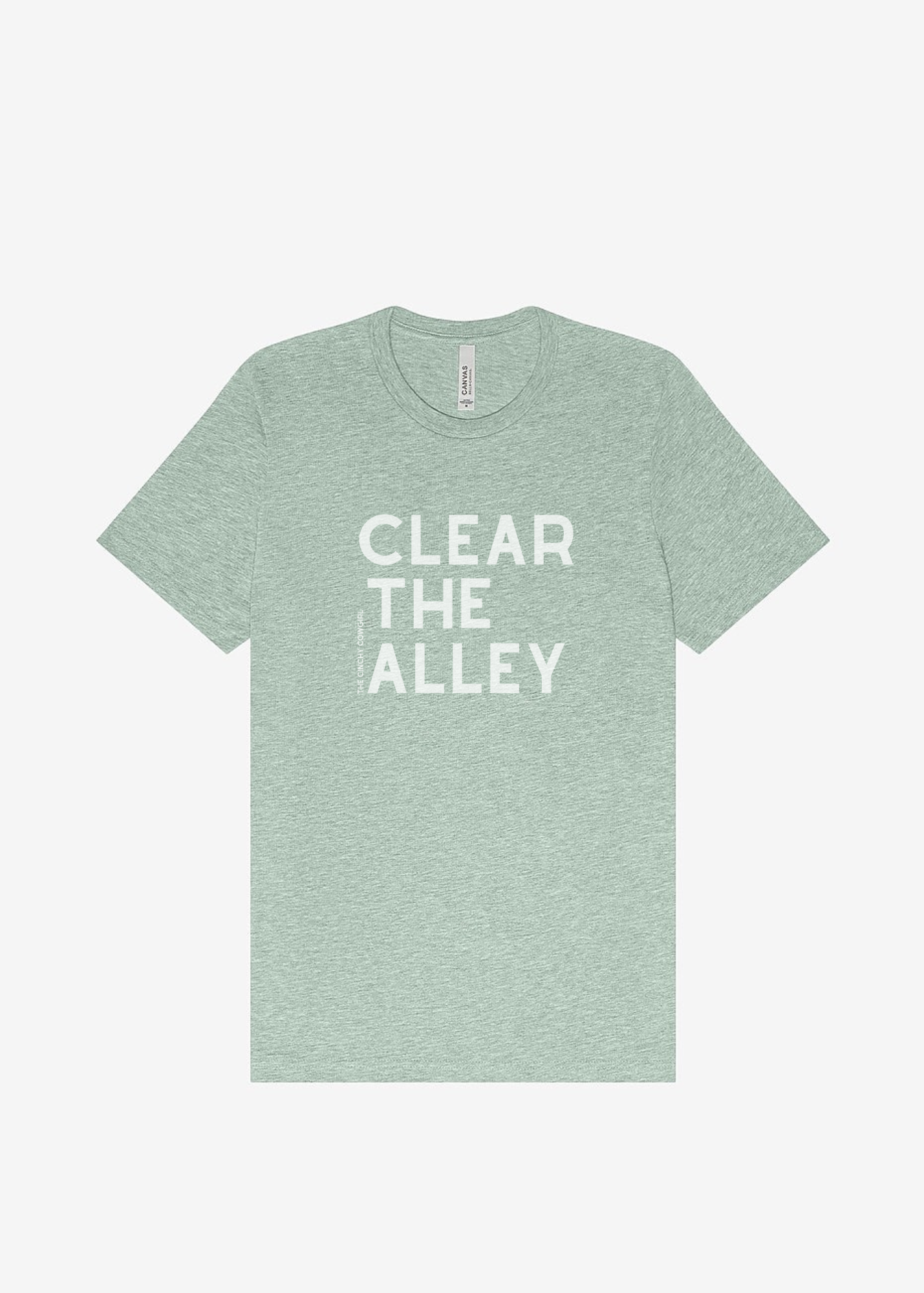 Clear The Alley Short Sleeve Graphic Tee Short Sleeve Graphic Tee The Cinchy Cowgirl Dusty Blue Small