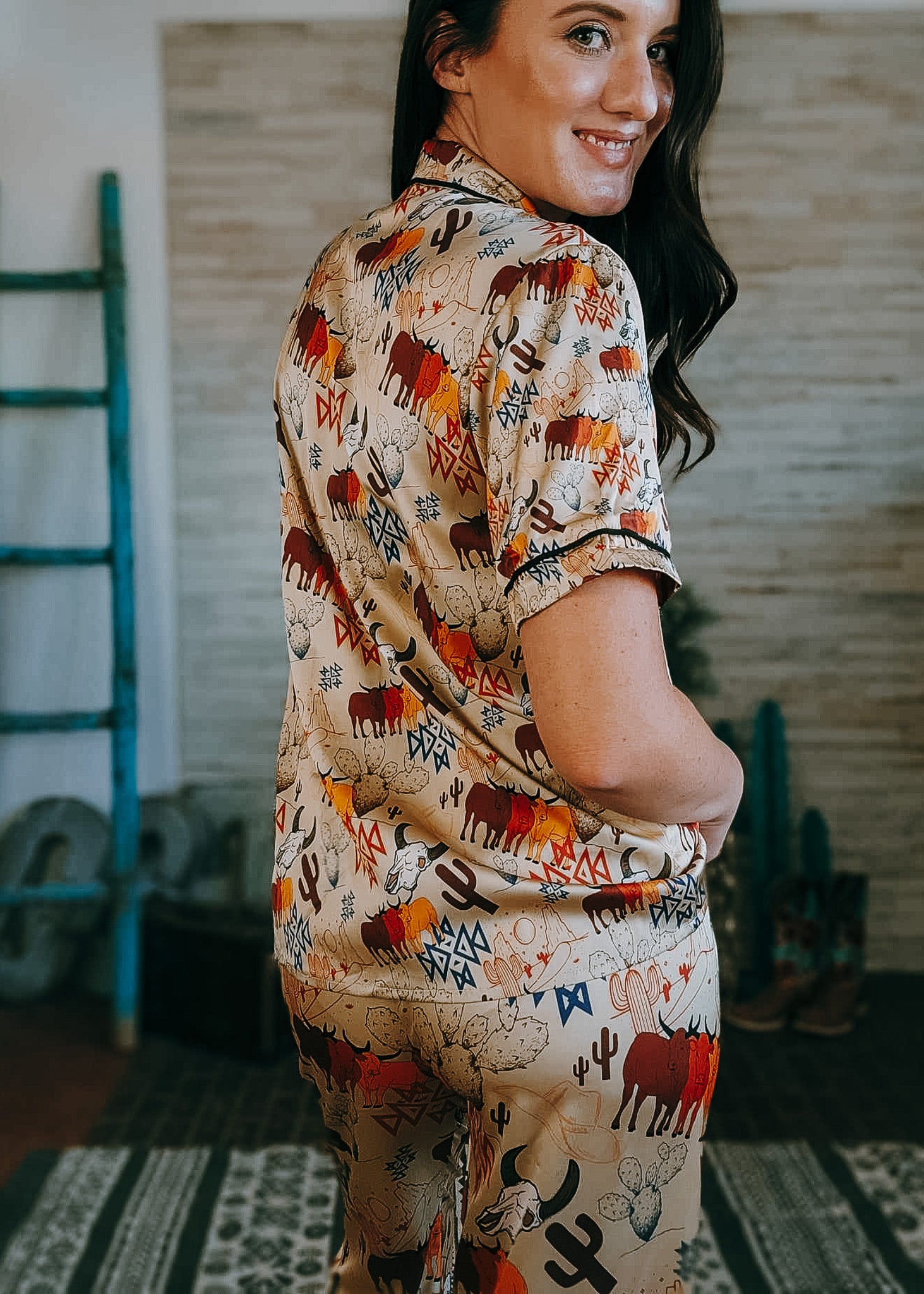 Desperado Days Silky Western Pajamas pajamas The Cinchy Cowgirl (YC)