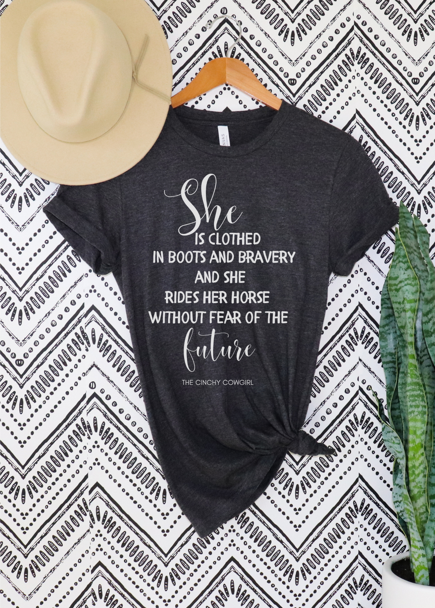 She is Clothed Short Sleeve Tee tcc graphic tee Printify Dark Grey Heather XS