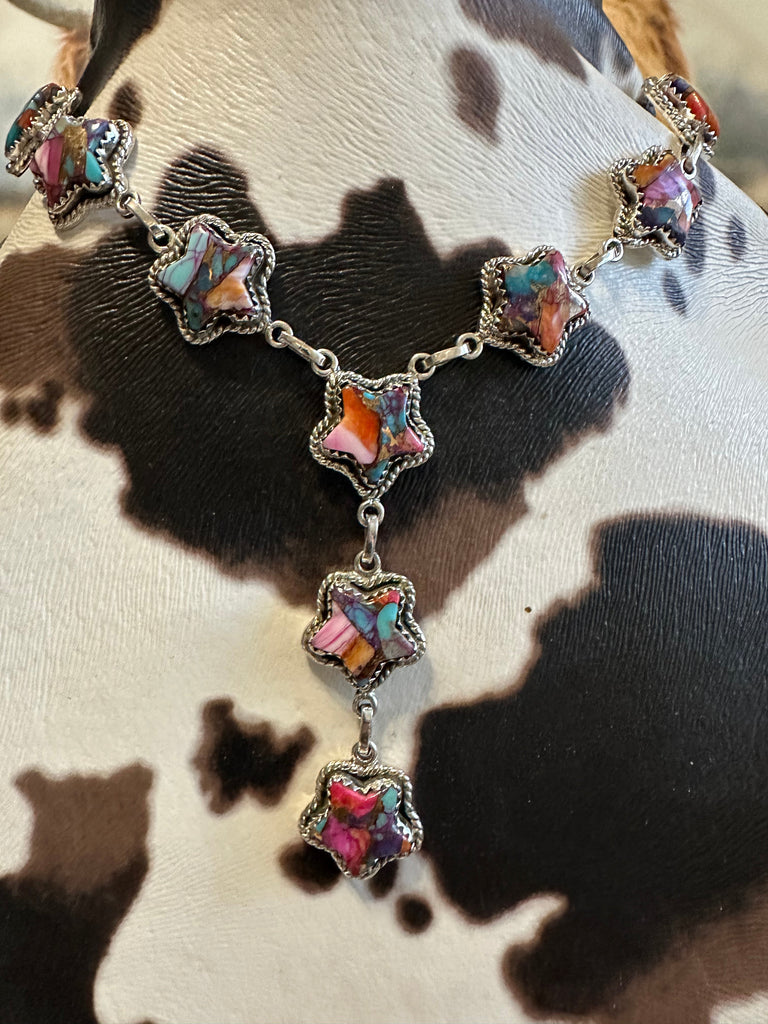 Purple Dream Necklace & Earring Set NT jewelry Nizhoni Traders LLC   