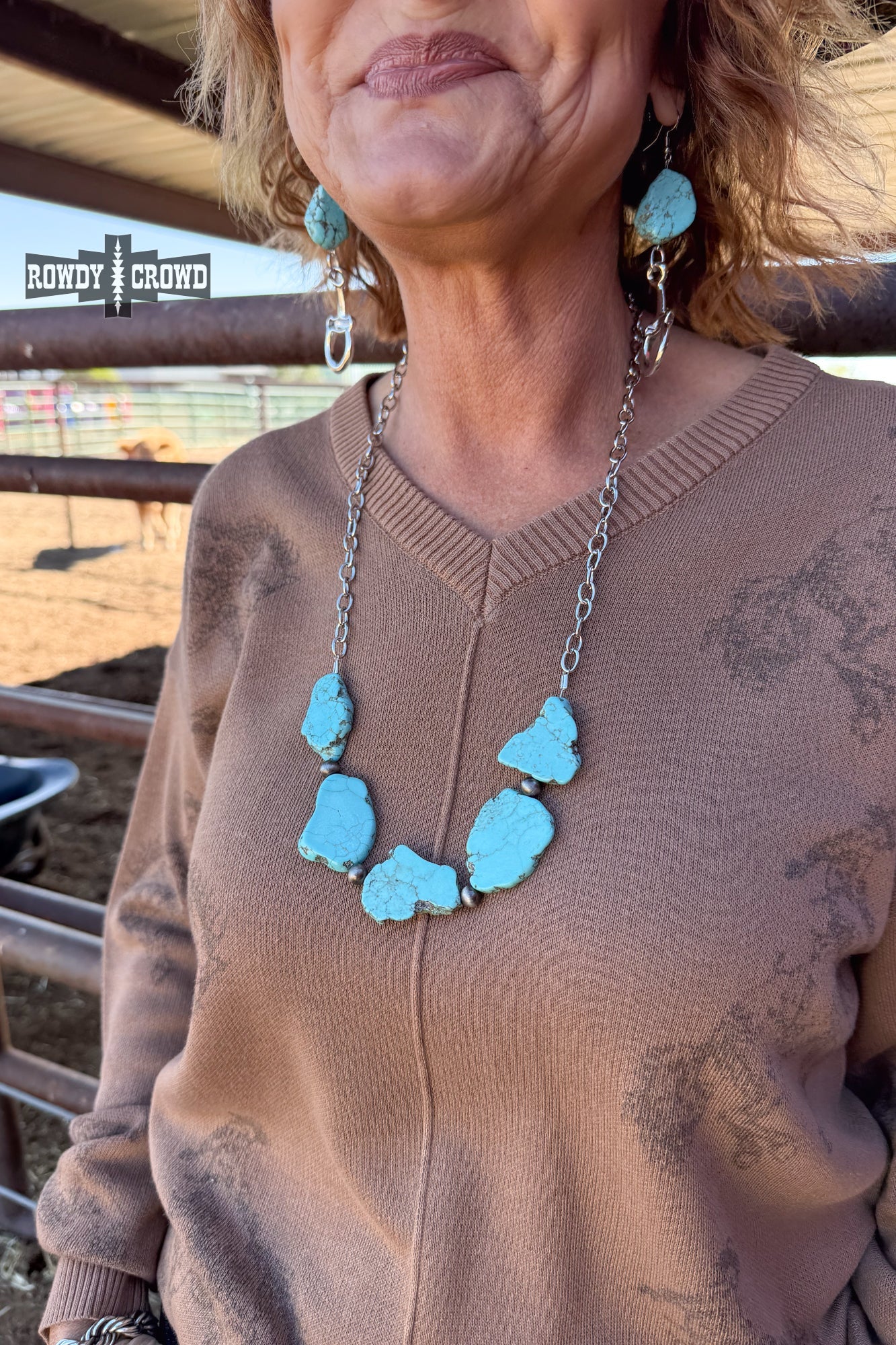 Stone Trail Necklace Necklace Rowdy Crowd Clothing
