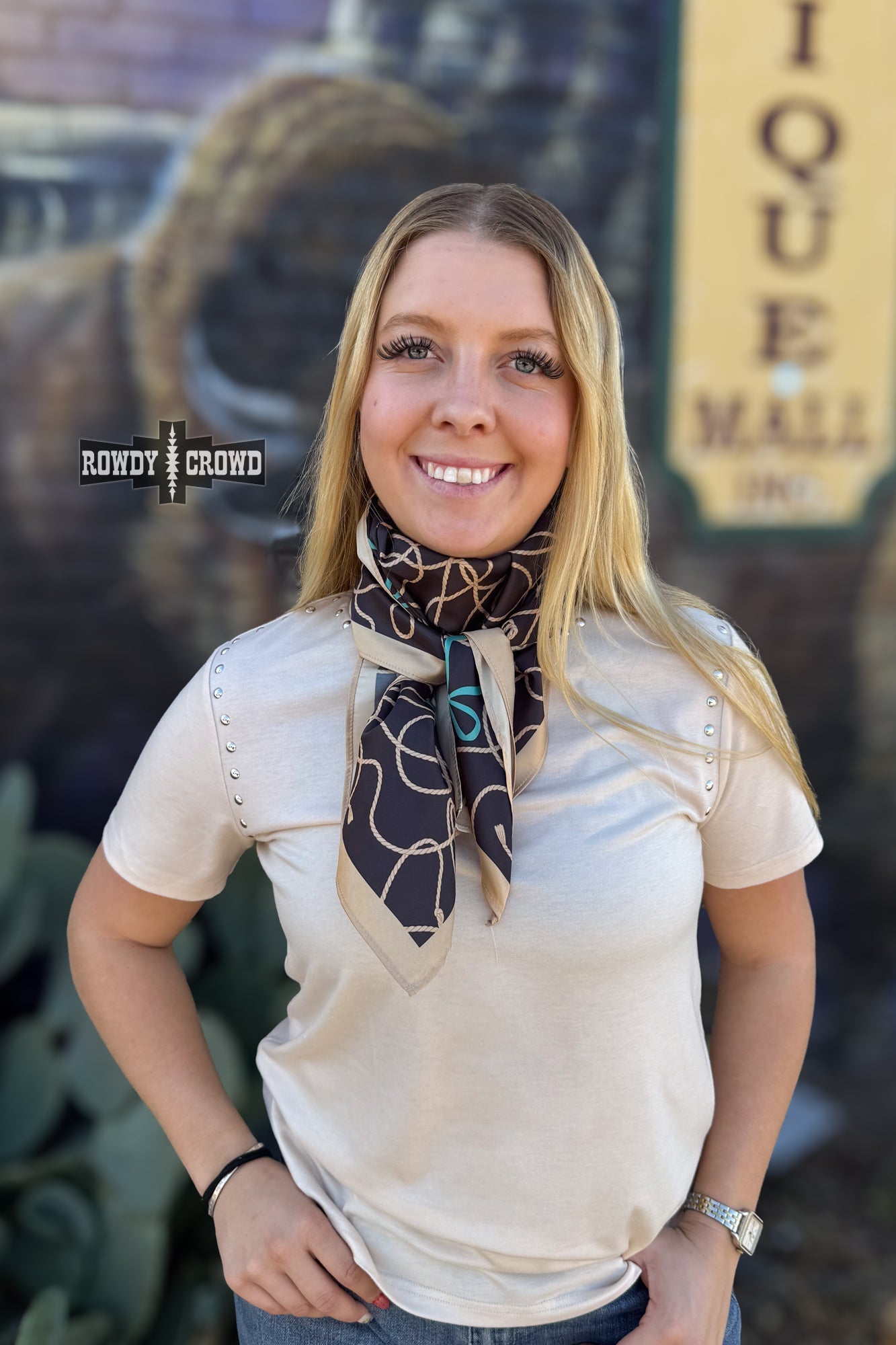 Rhinestone Cowgirl Wild Rag Wild Rag Rowdy Crowd Clothing