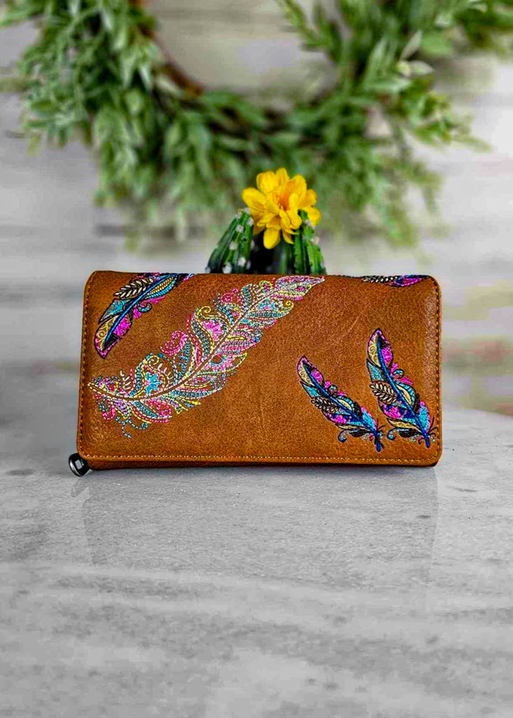 Feather in the Wind Wallet wallet Montana West   