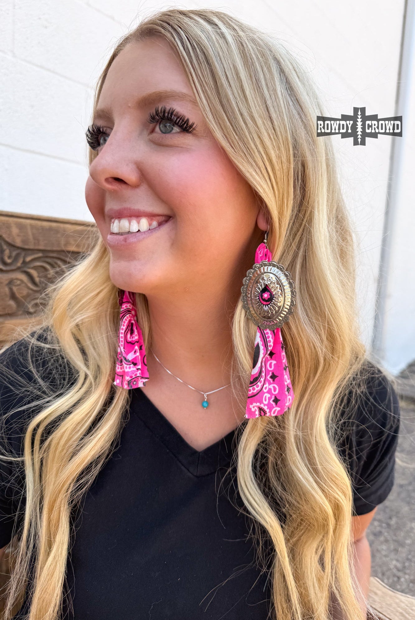Concho Rodeo Earrings Earrings Rowdy Crowd Clothing